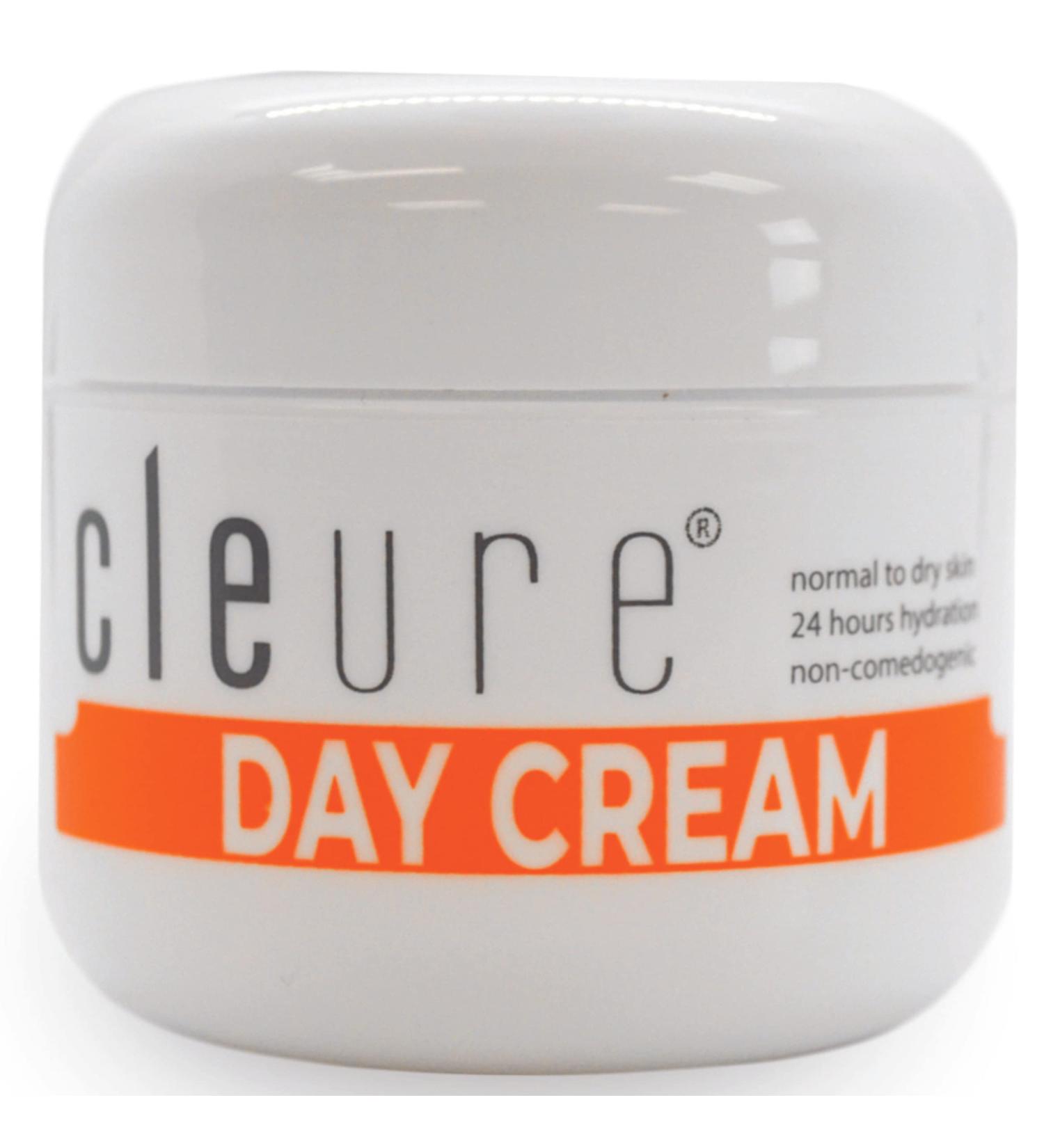 Cleure Anti-Aging Day Cream with Pure Shea Butter - Fragrance Free, Gluten, Salicylate, and Paraben Free - 2 oz - Buy Online on SooperMarket.com