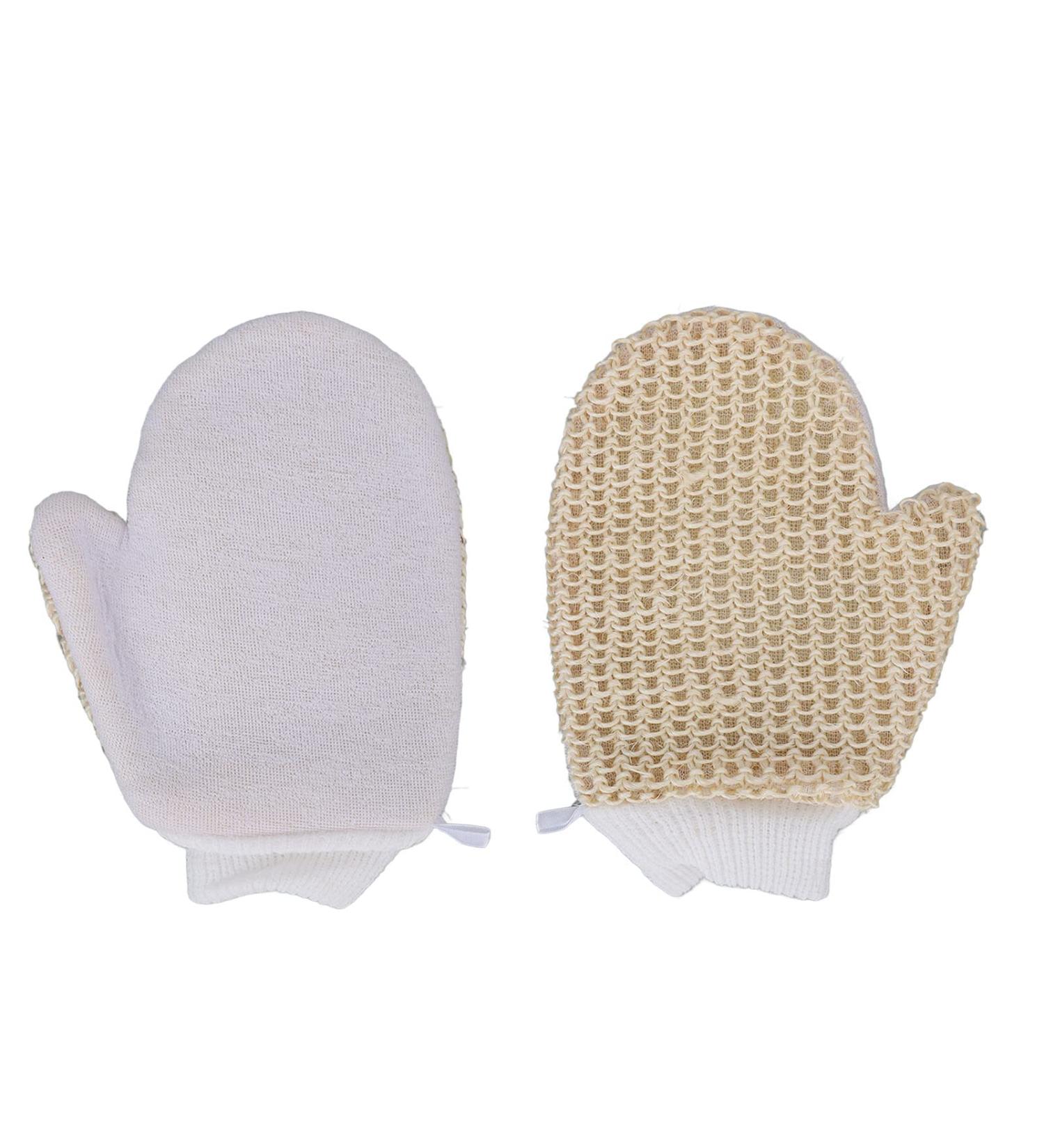 Peeling Bathroom Shoe & Double-Sided Shower Glove - Soft Body Peeling & Dead Skin Removal Scrubber - Buy Online on SooperMarket.com