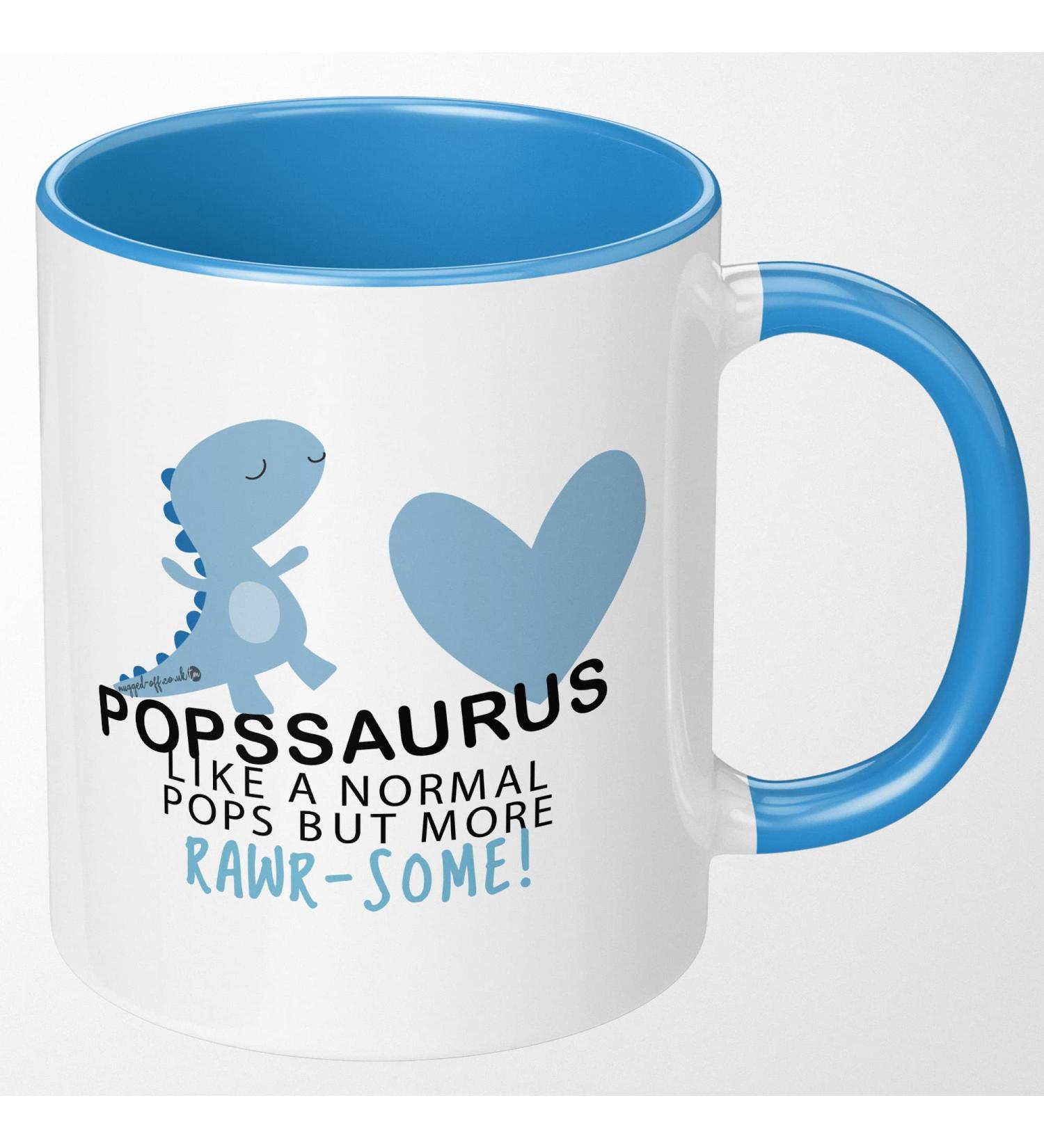 Mugged Off Pops Pop Popssaurus Mug Pops Birthday Present Pops Xmas Pops Christmas Gifts Fathers Day - Buy Online on SooperMarket.com
