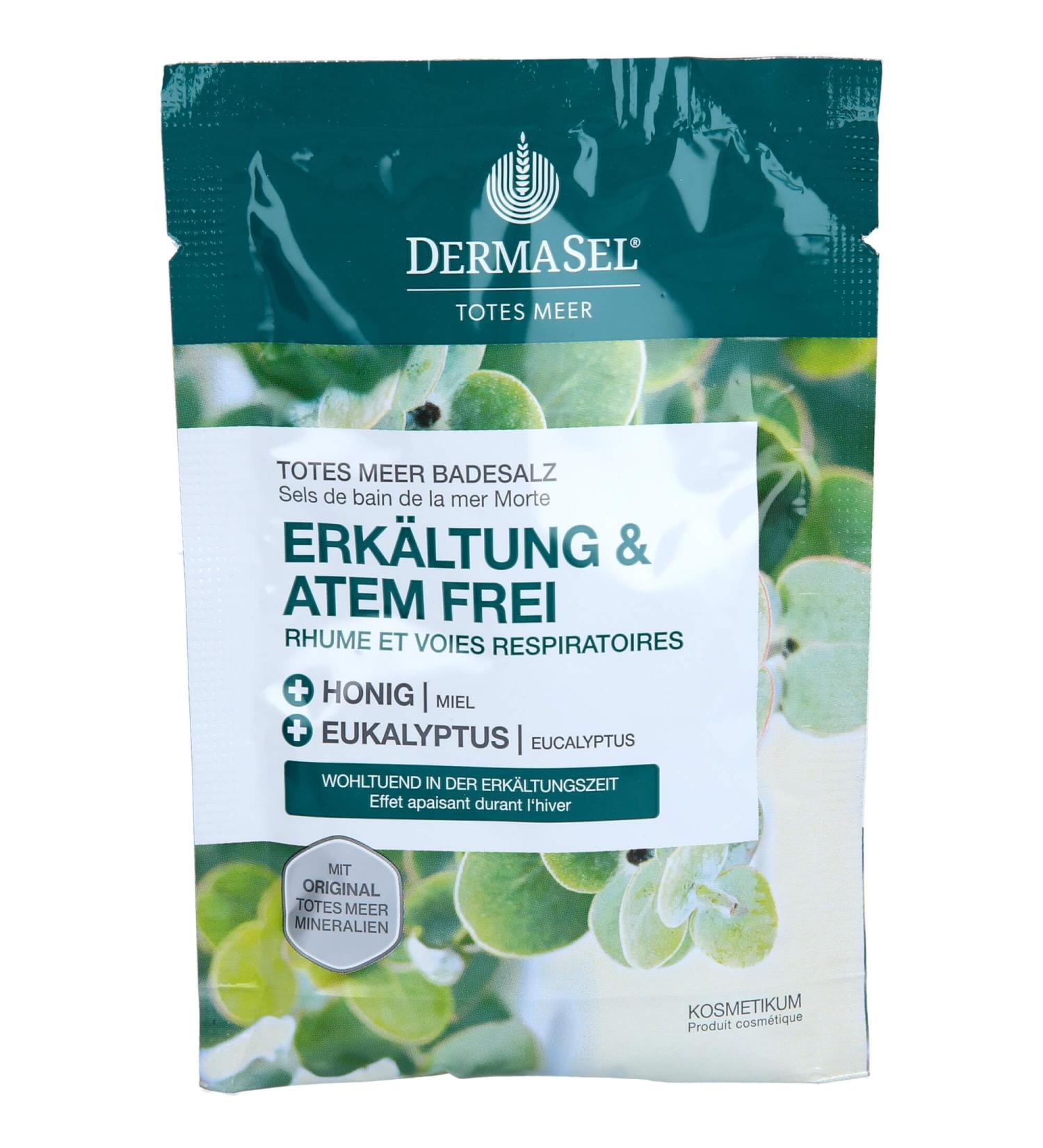 DermaSel Dead Sea Bath Salt Cold & Breath Free 80 g