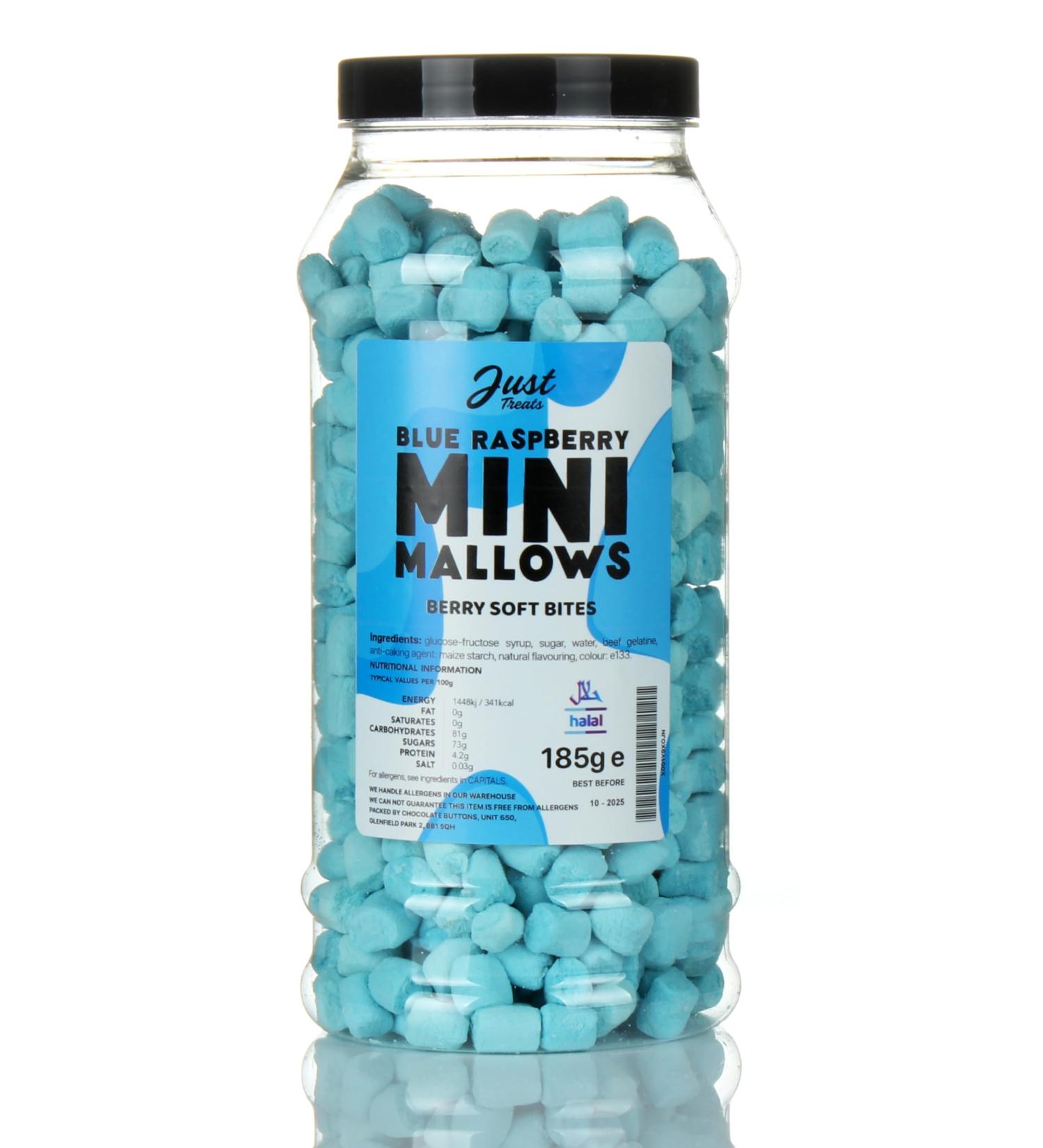 Just Treats Blue Raspberry Mini Marshmallows Gift Jar - Buy Online on SooperMarket.com