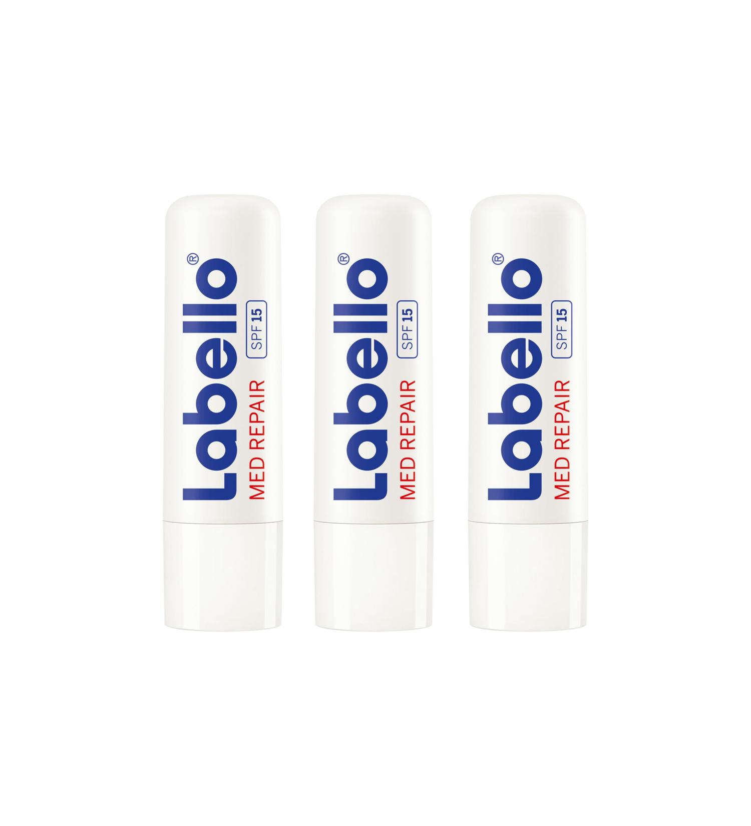 Labello Sensitive Protect Blister Pack of 3 - Soothing Lip Care for Sensitive Lips | International Shipping - Buy Online on SooperMarket.com