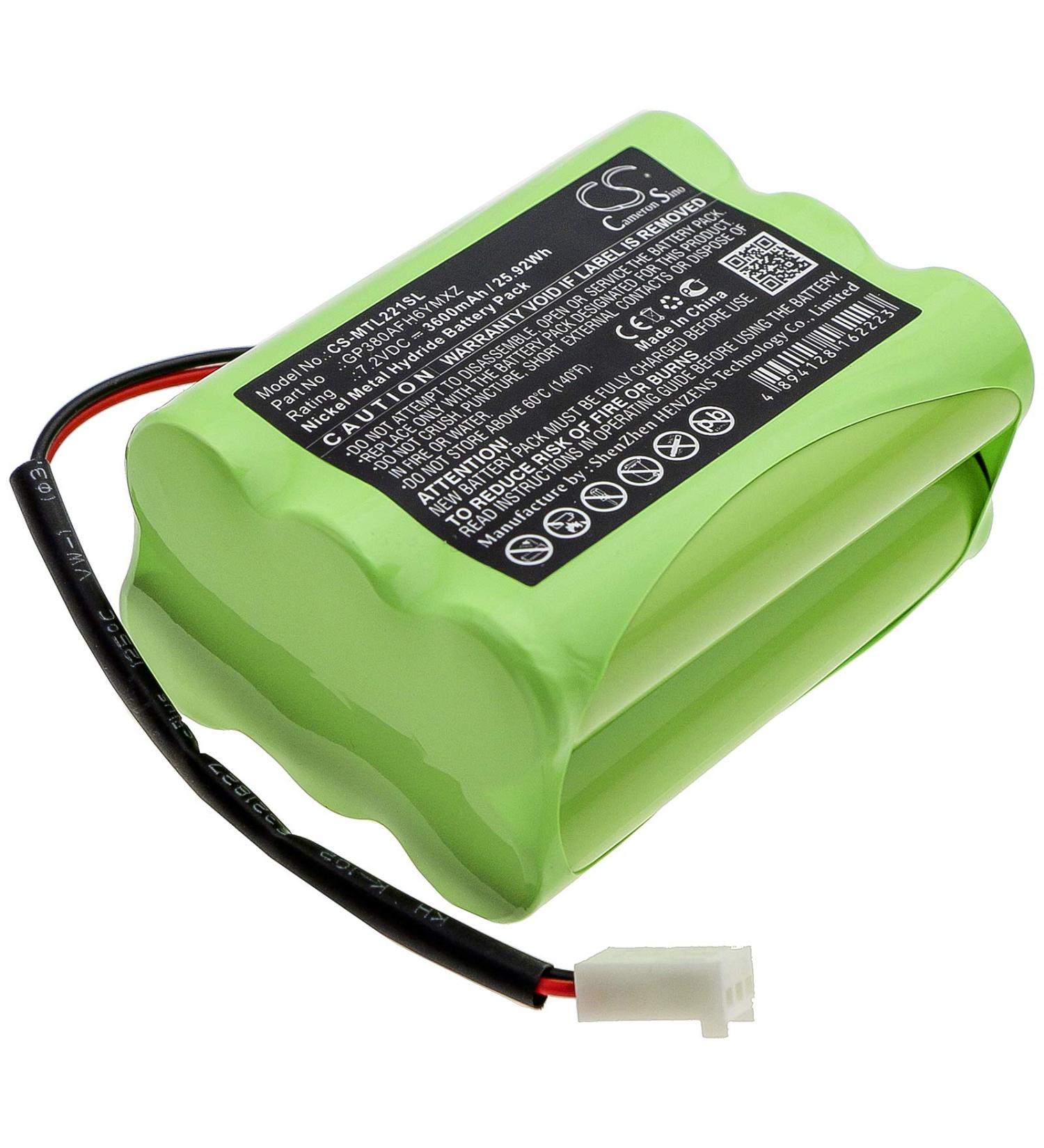 Buy 3600mAh Battery Replacement for Mettler Toledo IND221 GP380AFH6YMXZ (7.2V) - International Shipping Available - Buy Online on SooperMarket.com