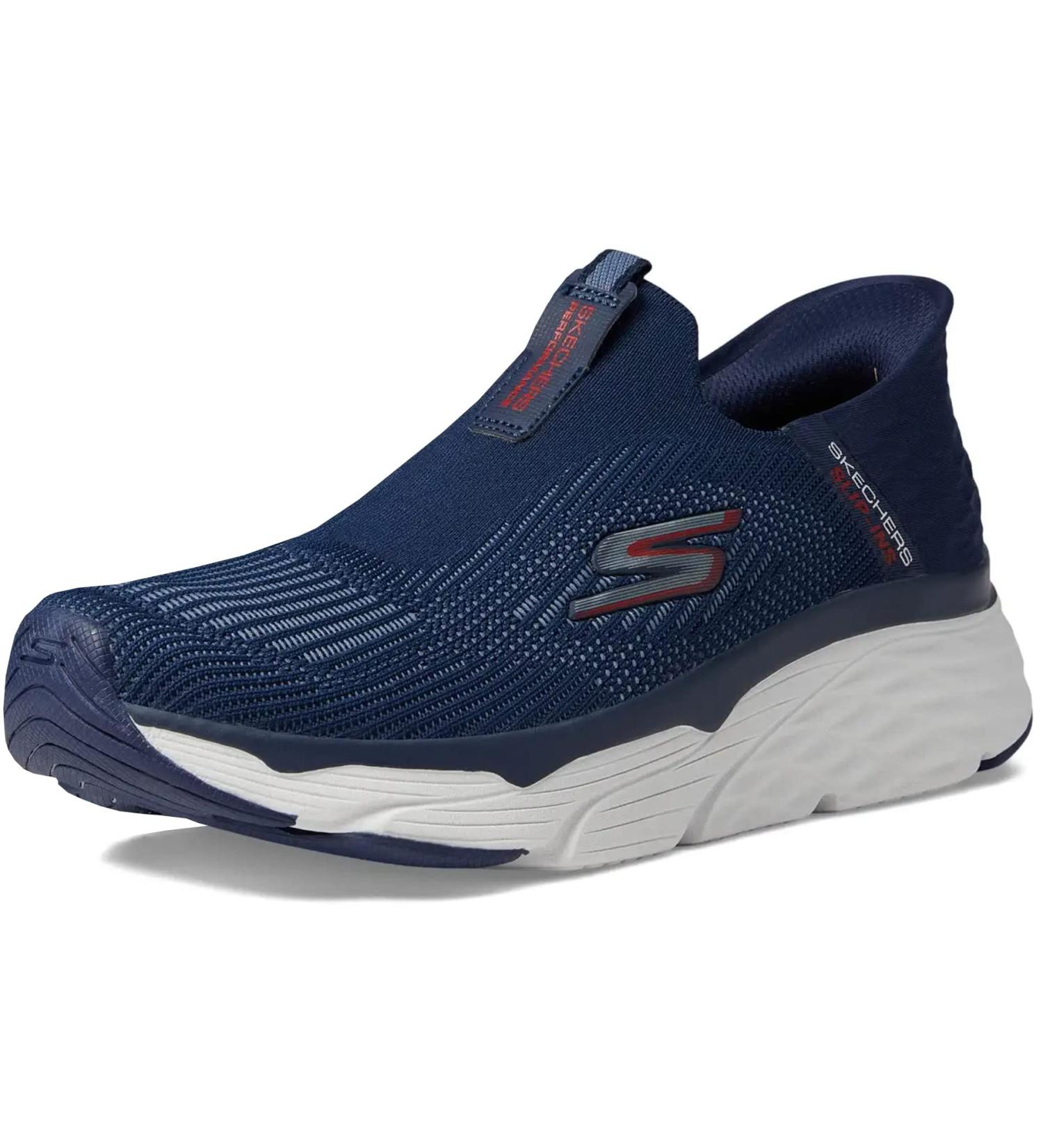 Skechers Men's Max Cushioning Slip-ins - Memory Foam Sneaker 10.5 Navy - Buy Online on SooperMarket.com