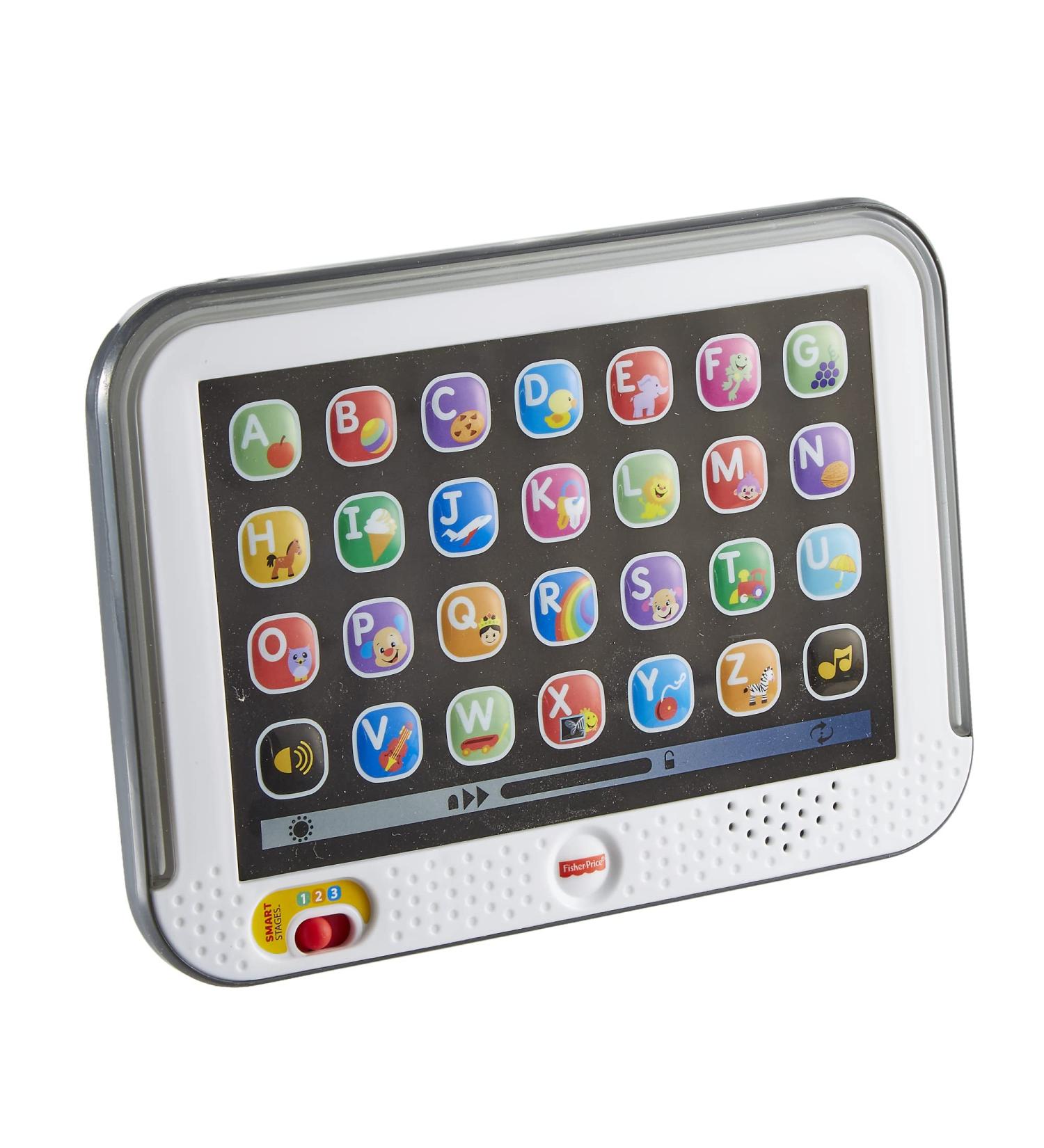 Fisher-Price Smart Stails Tablet - Fun Educational Toy for Toddlers 1+ | Music & Lights | German Version - CDG57 - Buy Online on SooperMarket.com