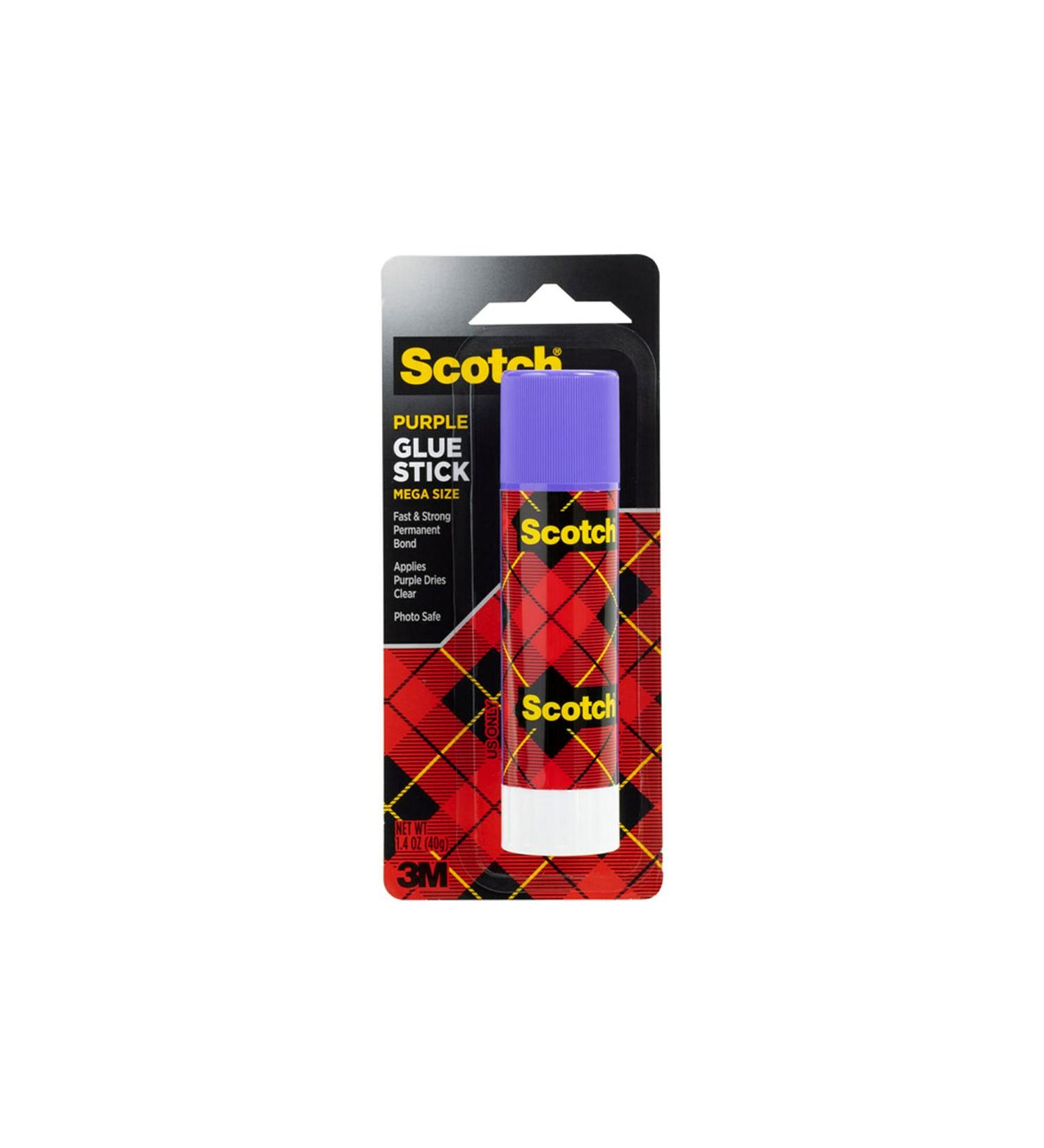 Scotch Mega Purple Glue Stick  1.4 oz  Acid Free and Non-Toxic (6108-MEGA) - Buy Online on SooperMarket.com