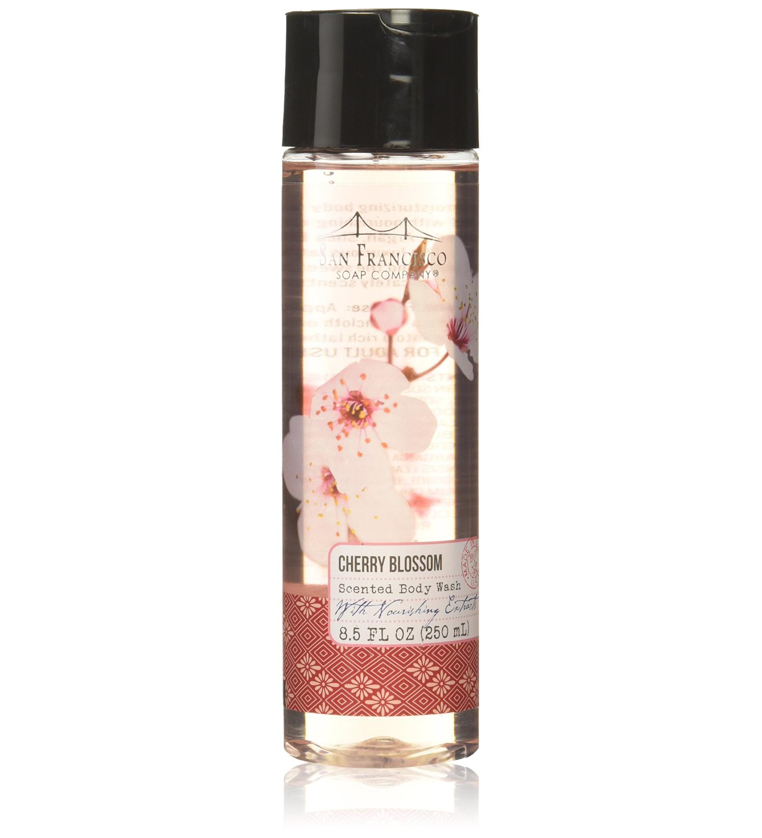 Buy San Francisco Soap Company Cherry Blossom Body Wash - 8.5 Ounce | International Shipping Available - Buy Online on SooperMarket.com