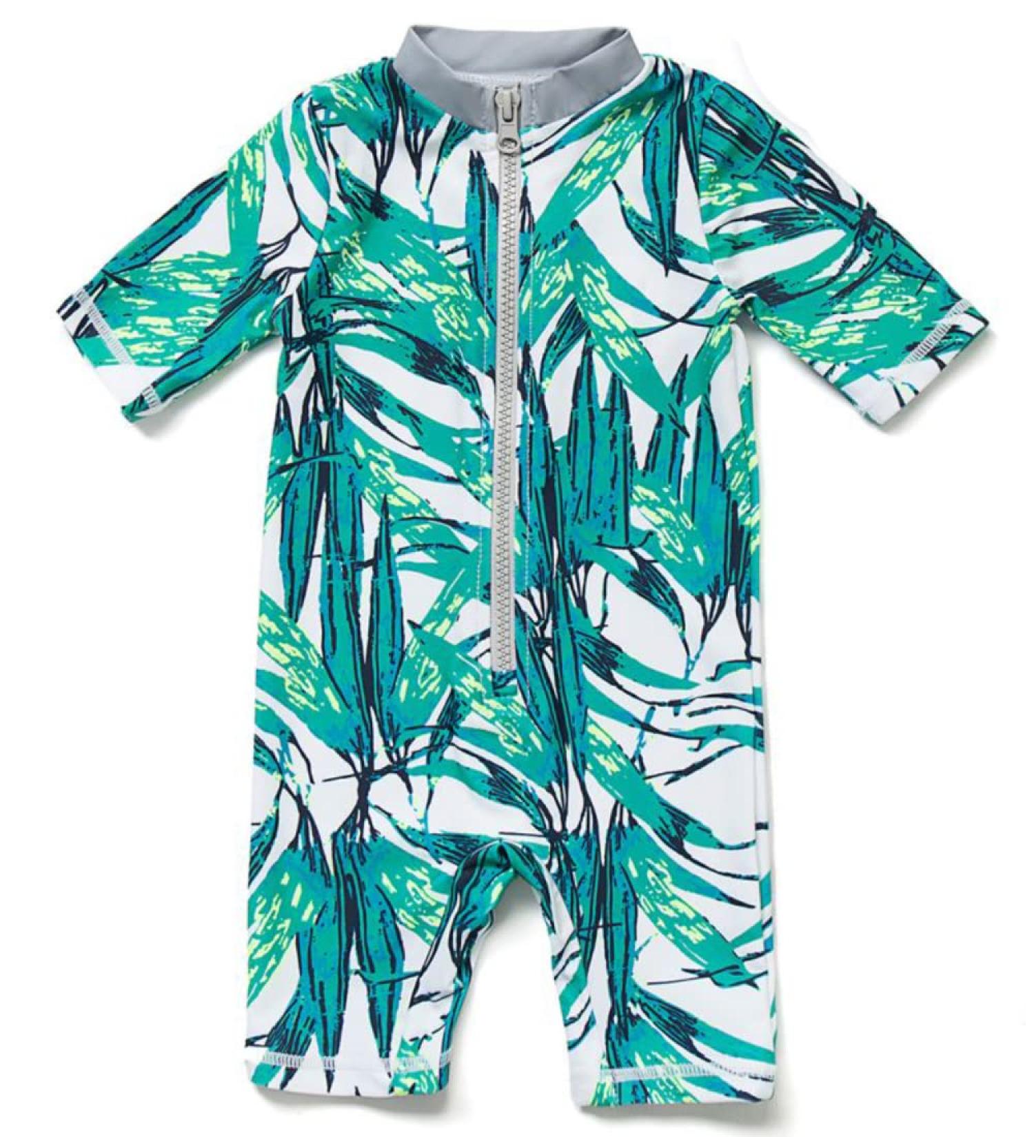 Bonverano Baby Boy UV Protection 50+ Swimsuit Green 9 Months - Buy Online on SooperMarket.com
