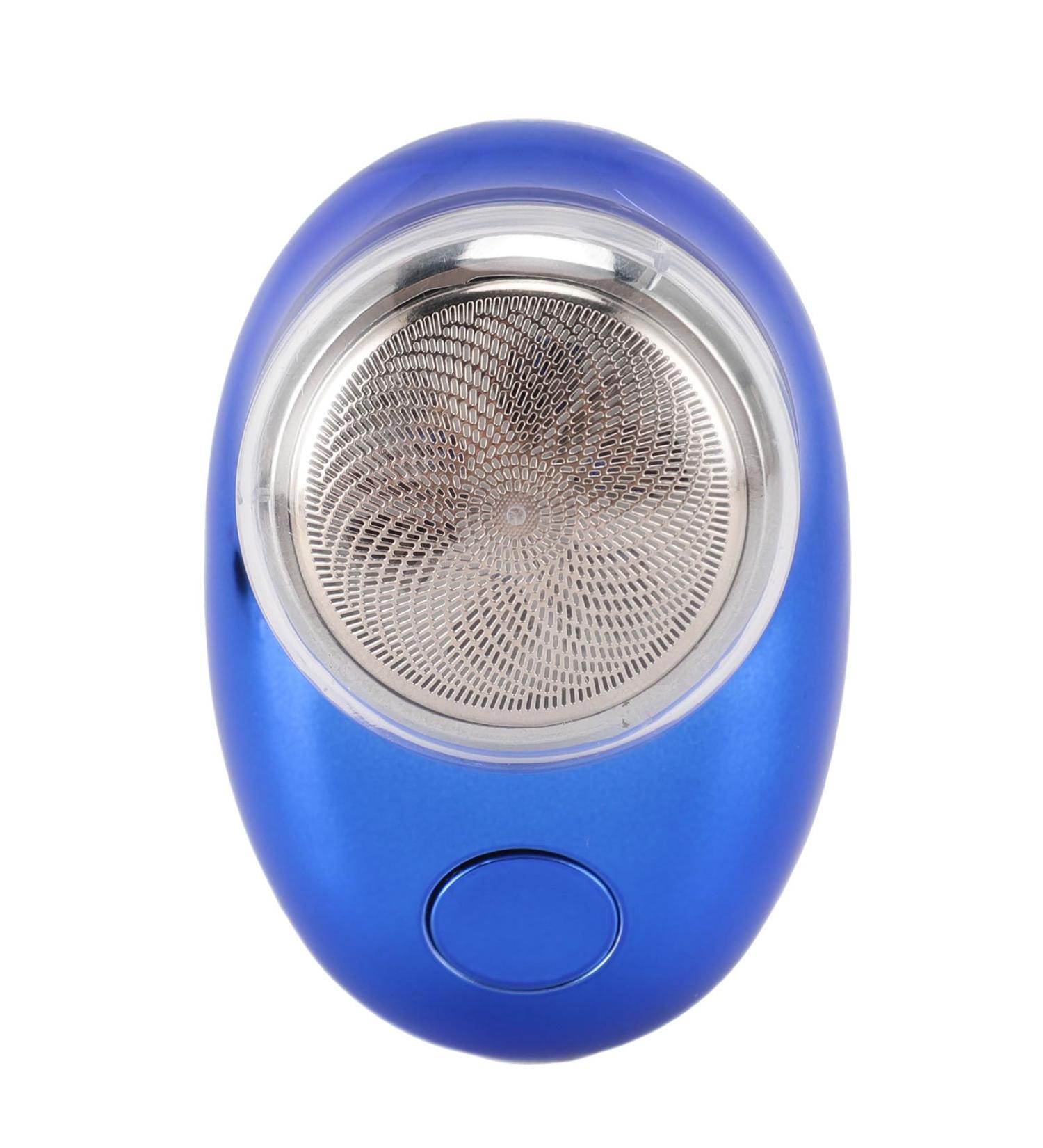 Beard Trimmer for Men Stainless Steel Electric Cordless USB Rechargeable Beard Hair Trimmer Electric Beard Clipper Fine Trimming Portable Beard Trimmer for Travel Use Electroplated Blue - Buy Online on SooperMarket.com