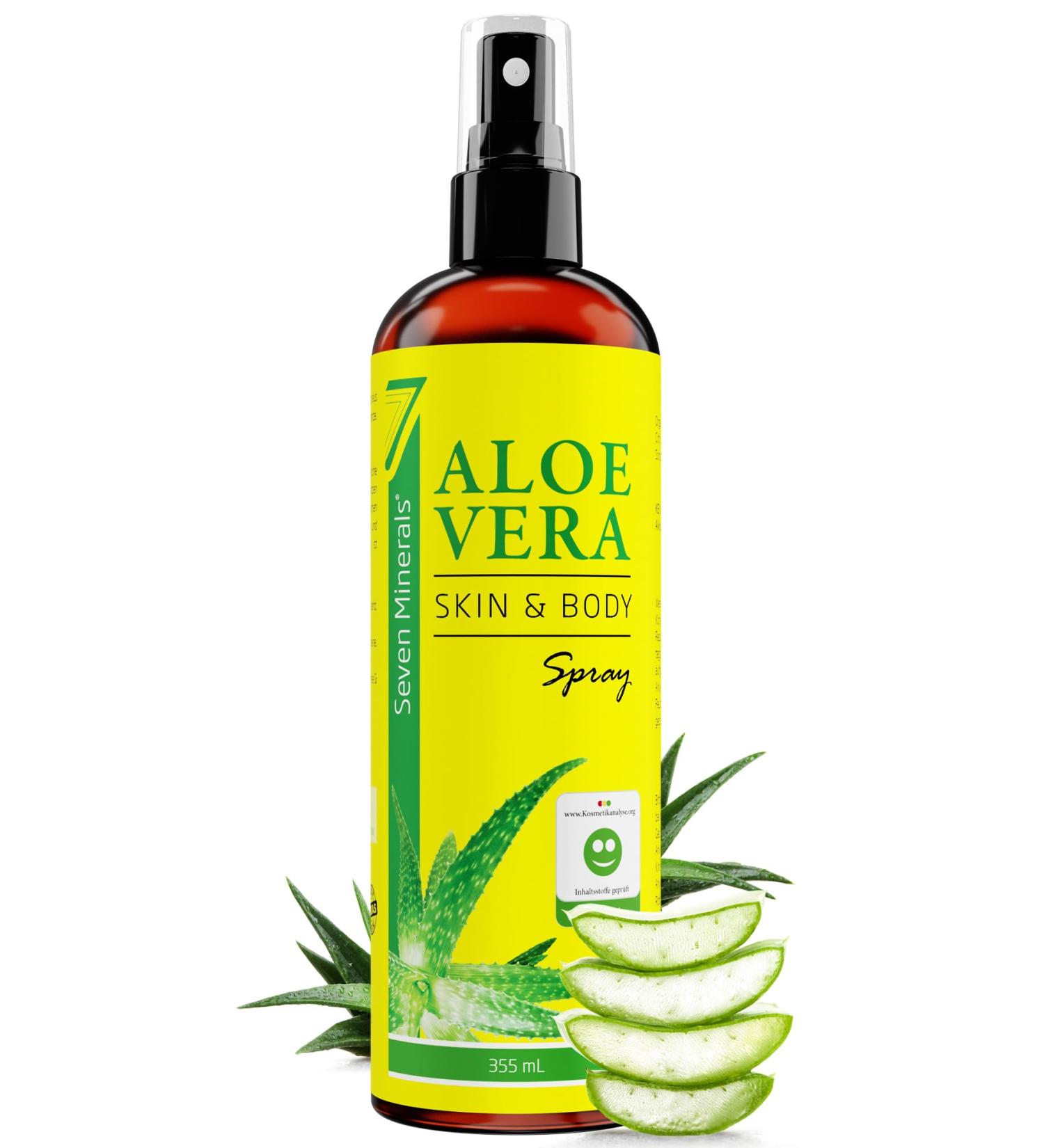 99% Organic Aloe Vera Spray for Skin & Hair - 355 ml | 100% Natural & Pure | No Additives or Thickeners | Fast Absorbing & Residue-Free - Buy Online on SooperMarket.com