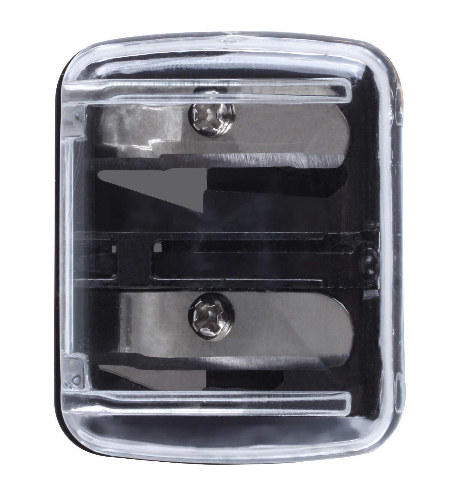 Honza Precision Cosmetic Pencil Sharpener for Eyebrow and Eyeliner - Dual Hole Design - Buy Online on SooperMarket.com
