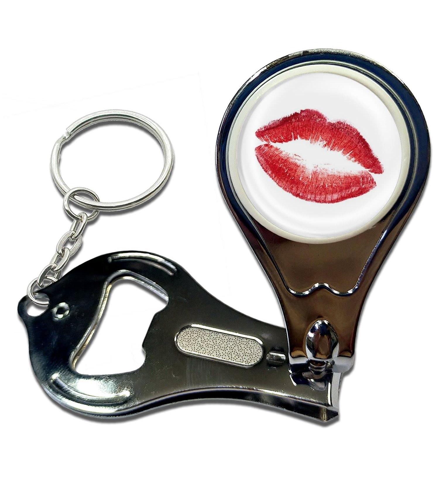 BadgeBeast.co.uk Lips - Key Ring Bottle Opener and Nail Clipper - Buy Online on SooperMarket.com