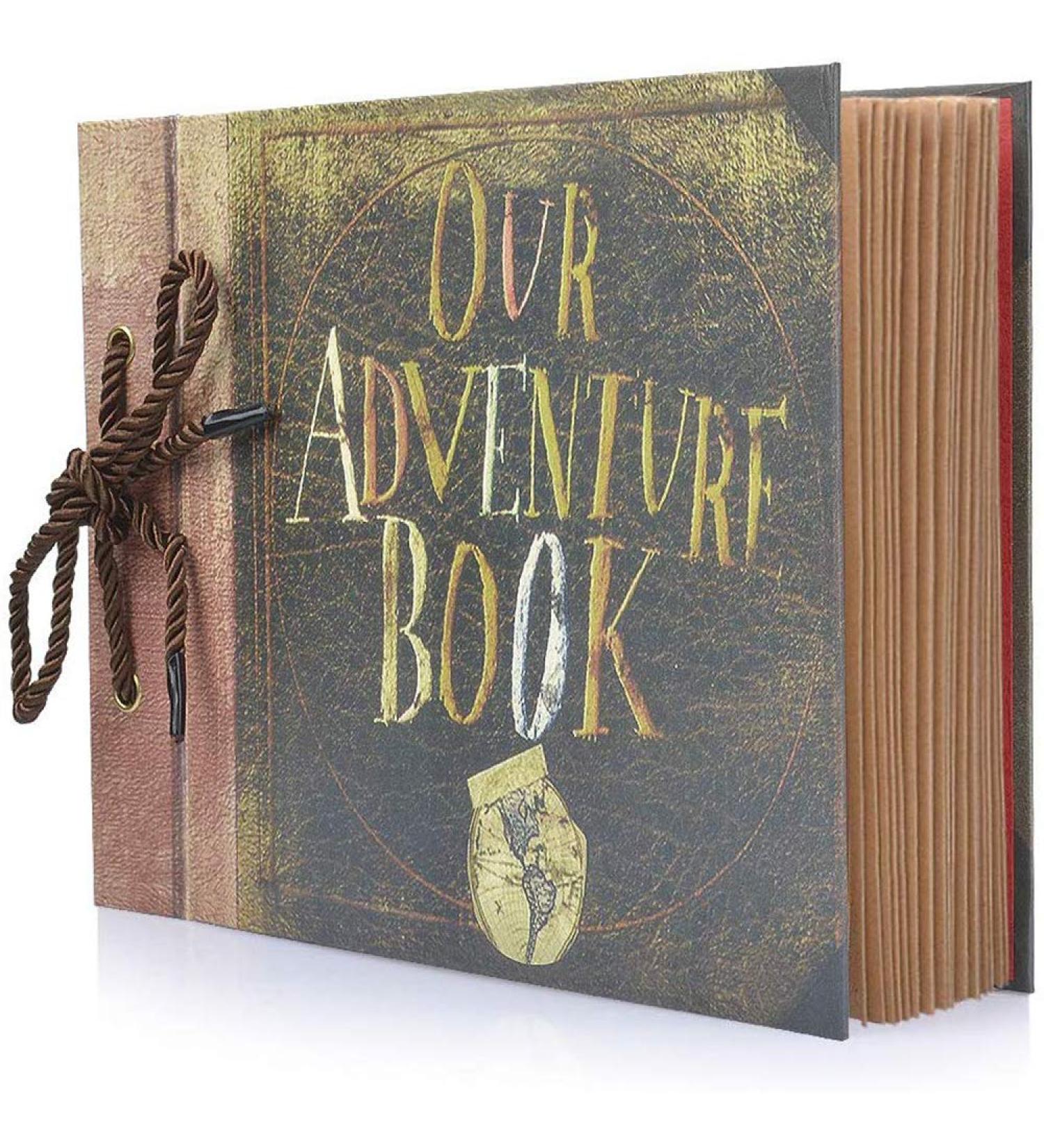 Travel Scrapbook Photo Album - DIY Handmade Adventure Book for Anniversary, Wedding, Traveling, Baby Shower (Movie Up Theme) - Buy Online on SooperMarket.com