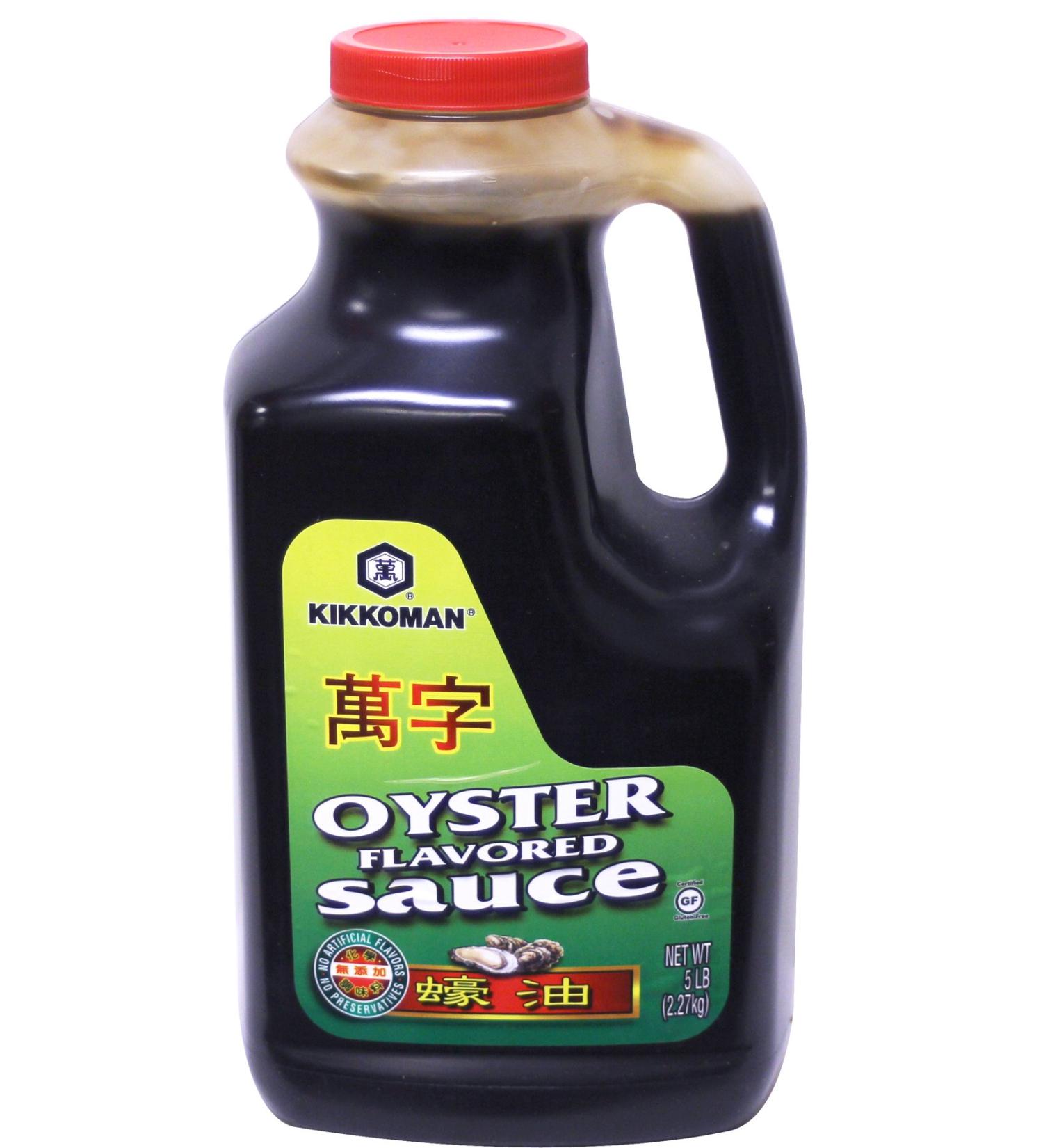 Kikkoman Oyster Flavored Sauce, No Added MSG, Green Label, 5 Pound