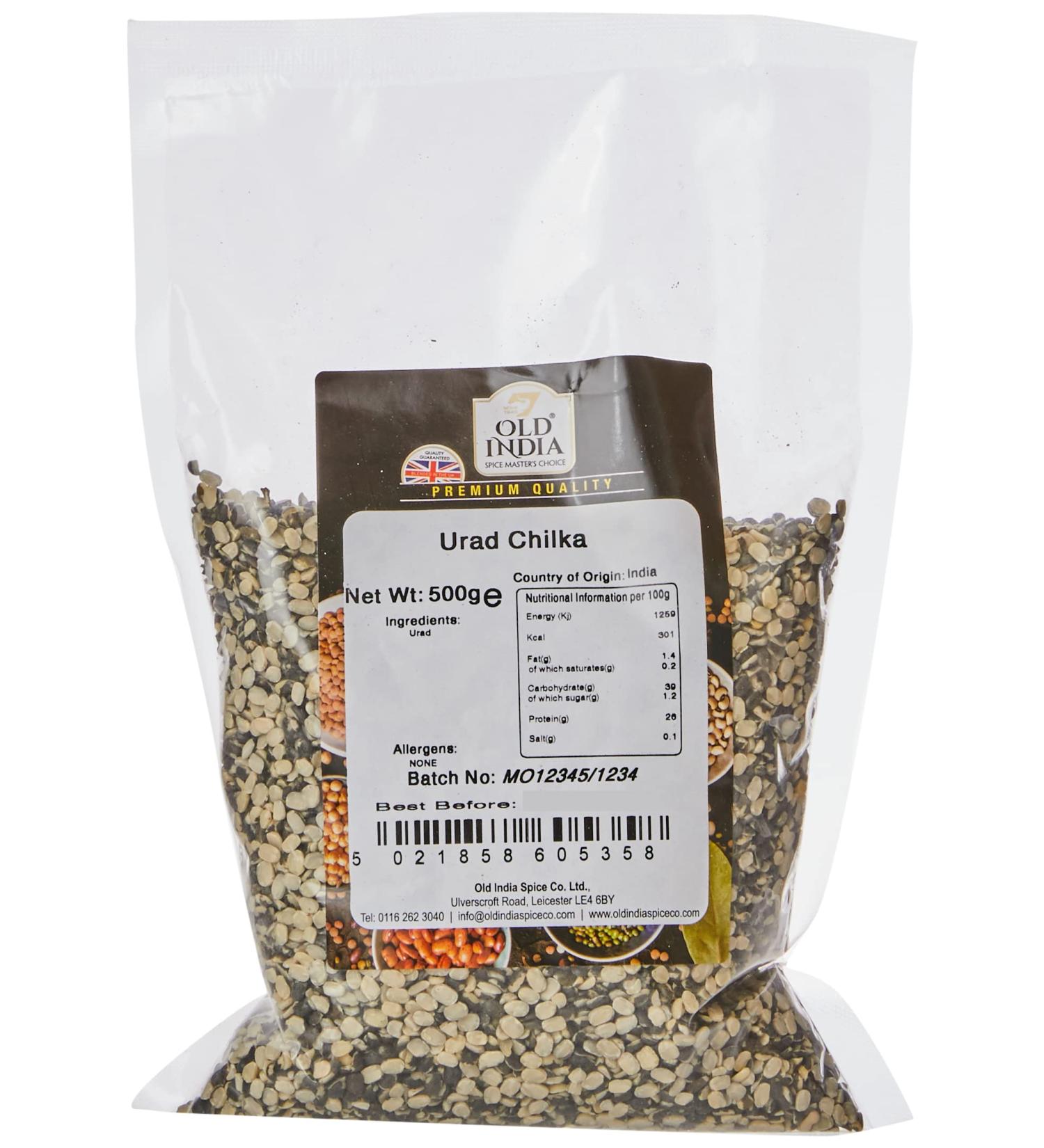 Old India Urad Chilka 500g | High-Quality Black Gram Lentils | Buy Online Now - Buy Online on SooperMarket.com