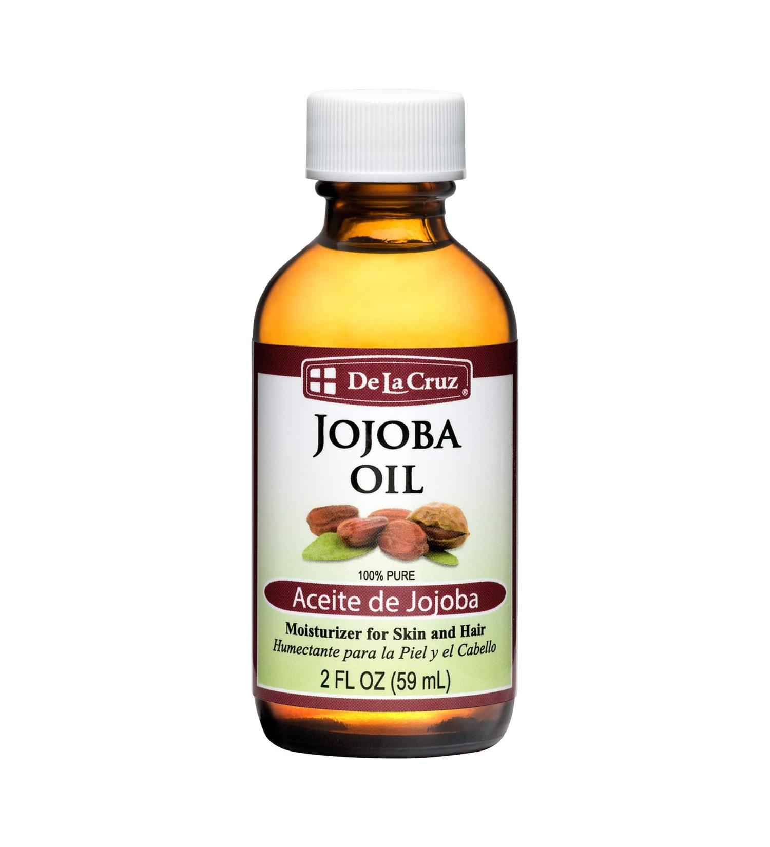 De La Cruz Jojoba Oil 2 fl oz - Pure, Moisturizing, Skincare Essential - Buy Online on SooperMarket.com
