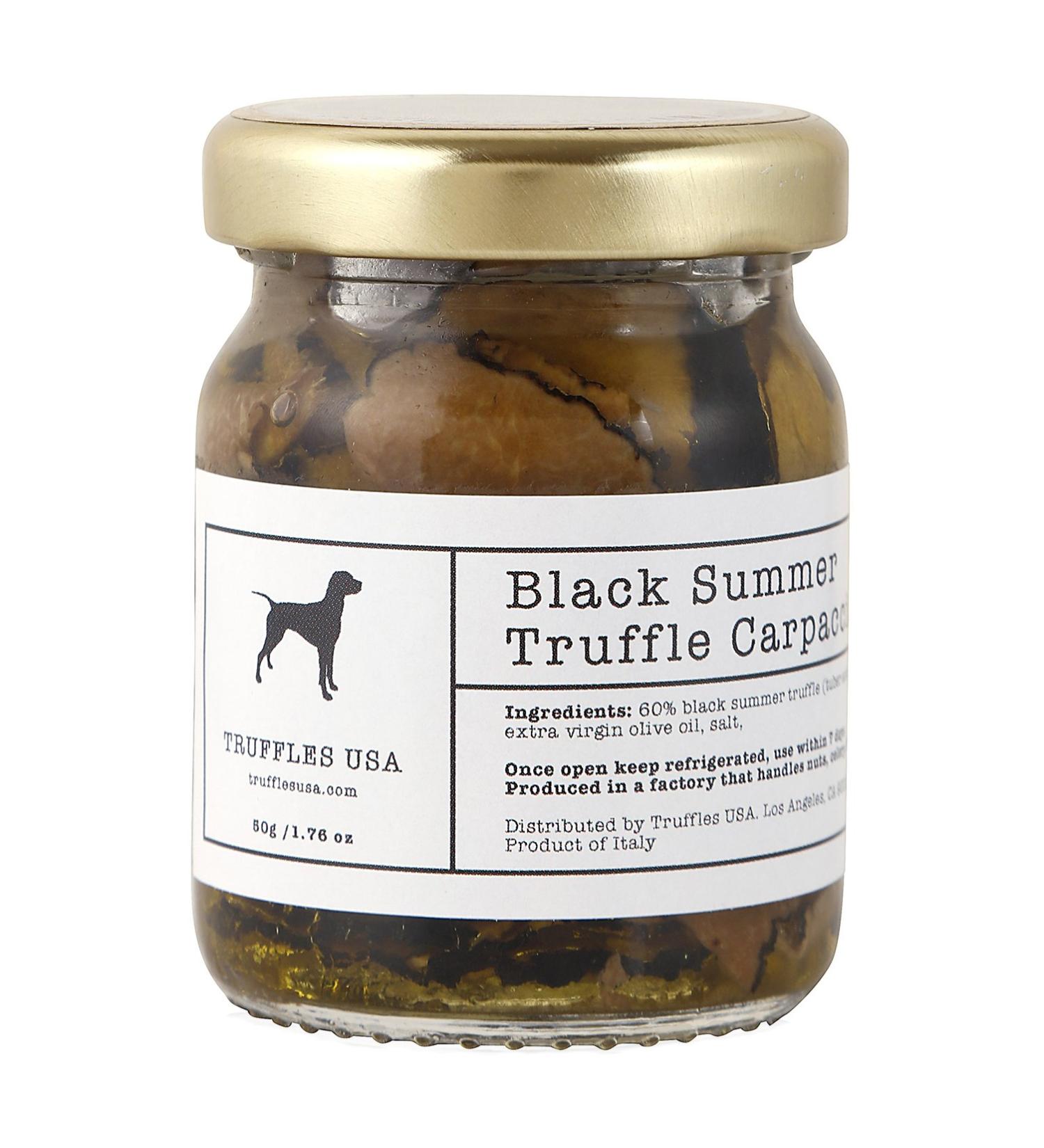 TRUFFLES USA Black Truffle Slices Carpaccio 1.76 oz - Imported from Italy | Vegetarian & Gluten Free - Buy Online on SooperMarket.com
