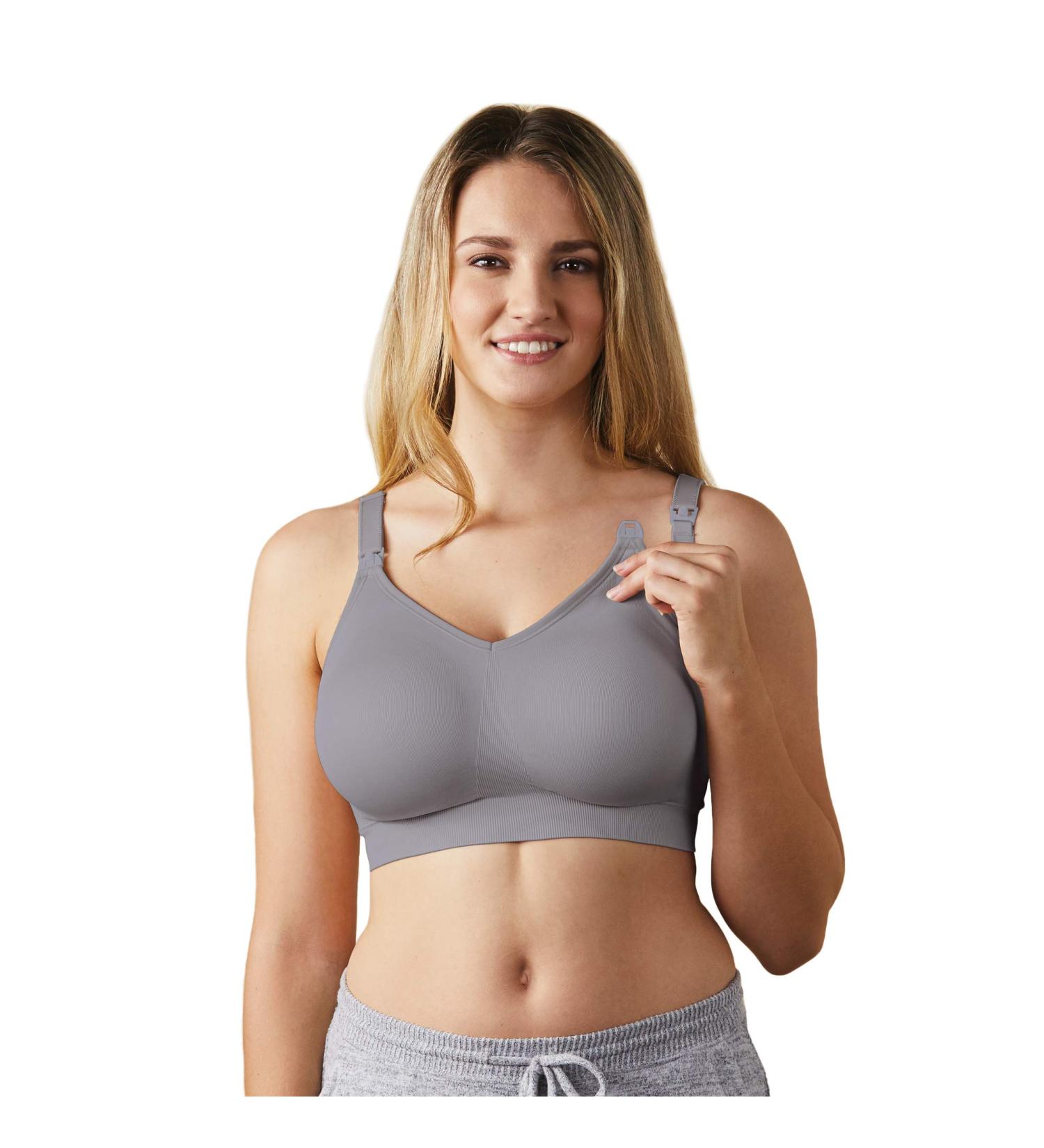 Bravado! Body Silk Seamless Nursing Bra 1401 L Silver - Buy Online on SooperMarket.com