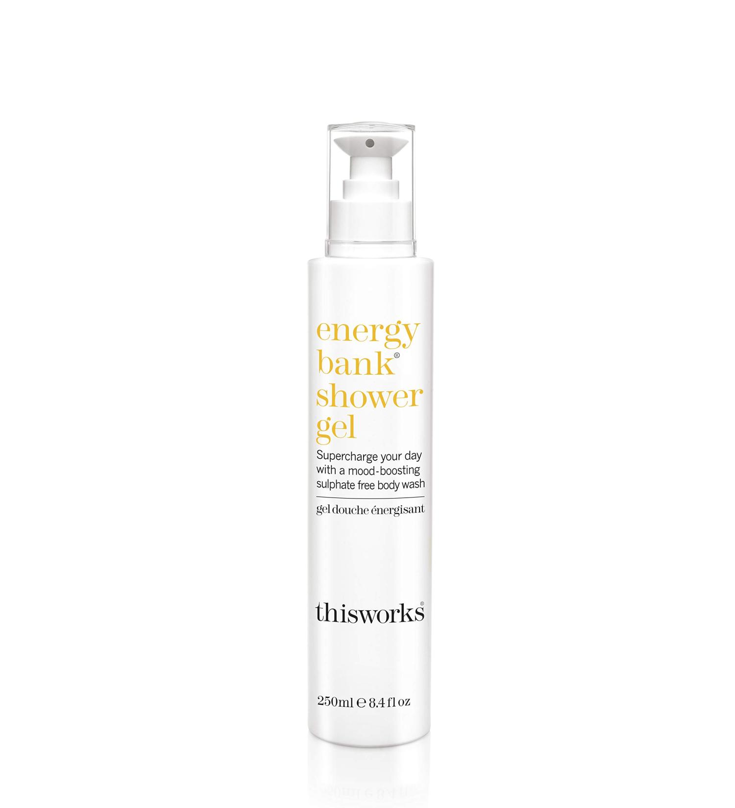 THISWORKS Energy Bank Shower Gel 250ml | Supercharge Energy | Clean & Hydrate Skin - Buy Online on SooperMarket.com