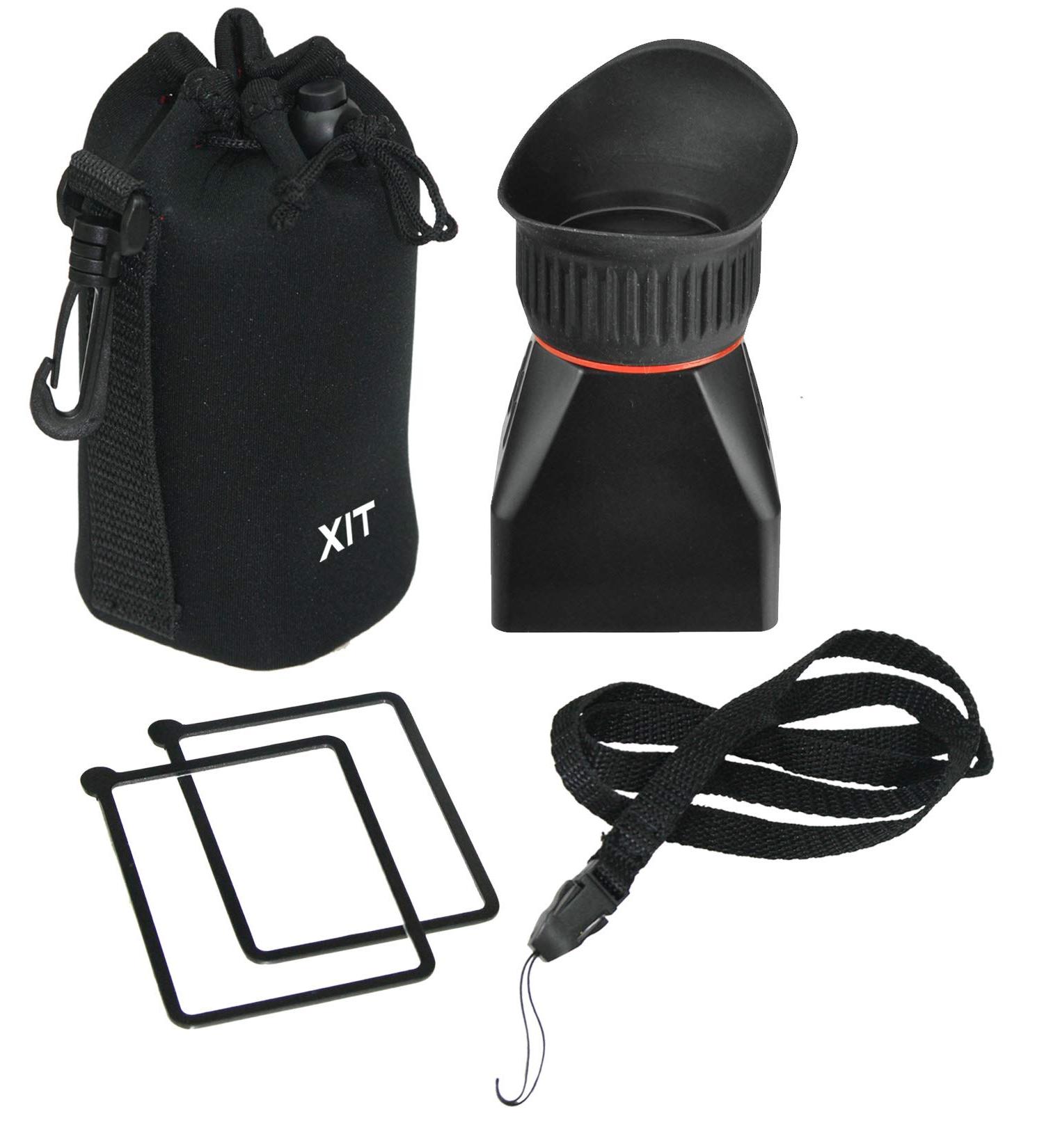 Xit XTLCDMV Professional LCD Viewfinder - 2X Magnification, Black - Buy Online on SooperMarket.com