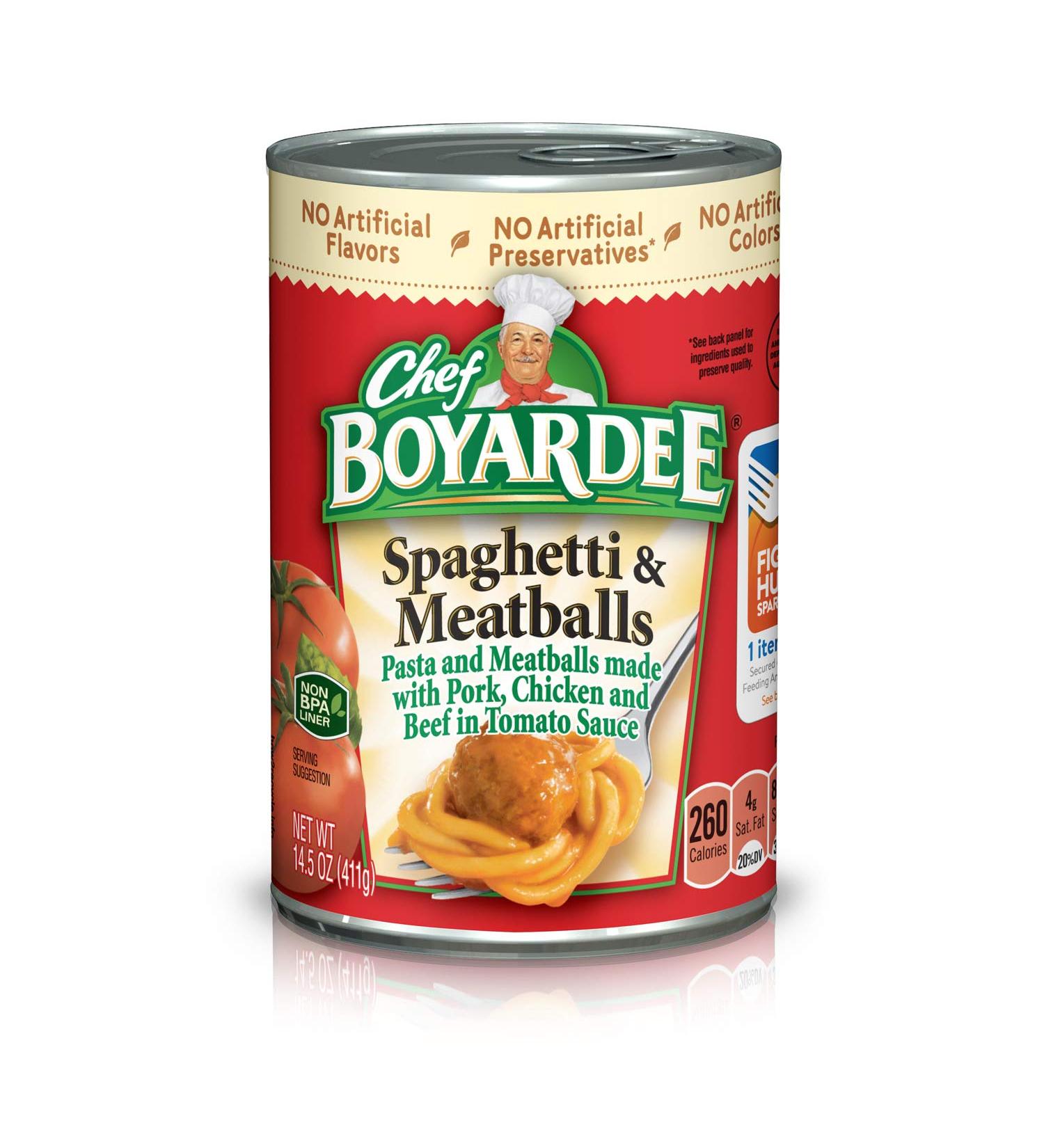 Chef Boyardee Spaghetti and Meatballs 14.5 oz - 24 Pack | Convenient Bulk Buy - Buy Online on SooperMarket.com