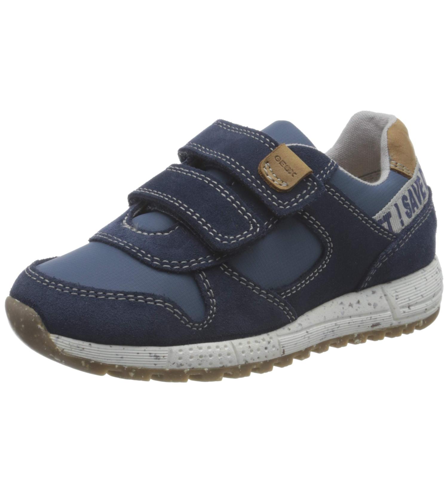 Geox Baby Boy's B Alben B Sneakers - 7 UK Child - Navy Avio - Buy Online on SooperMarket.com
