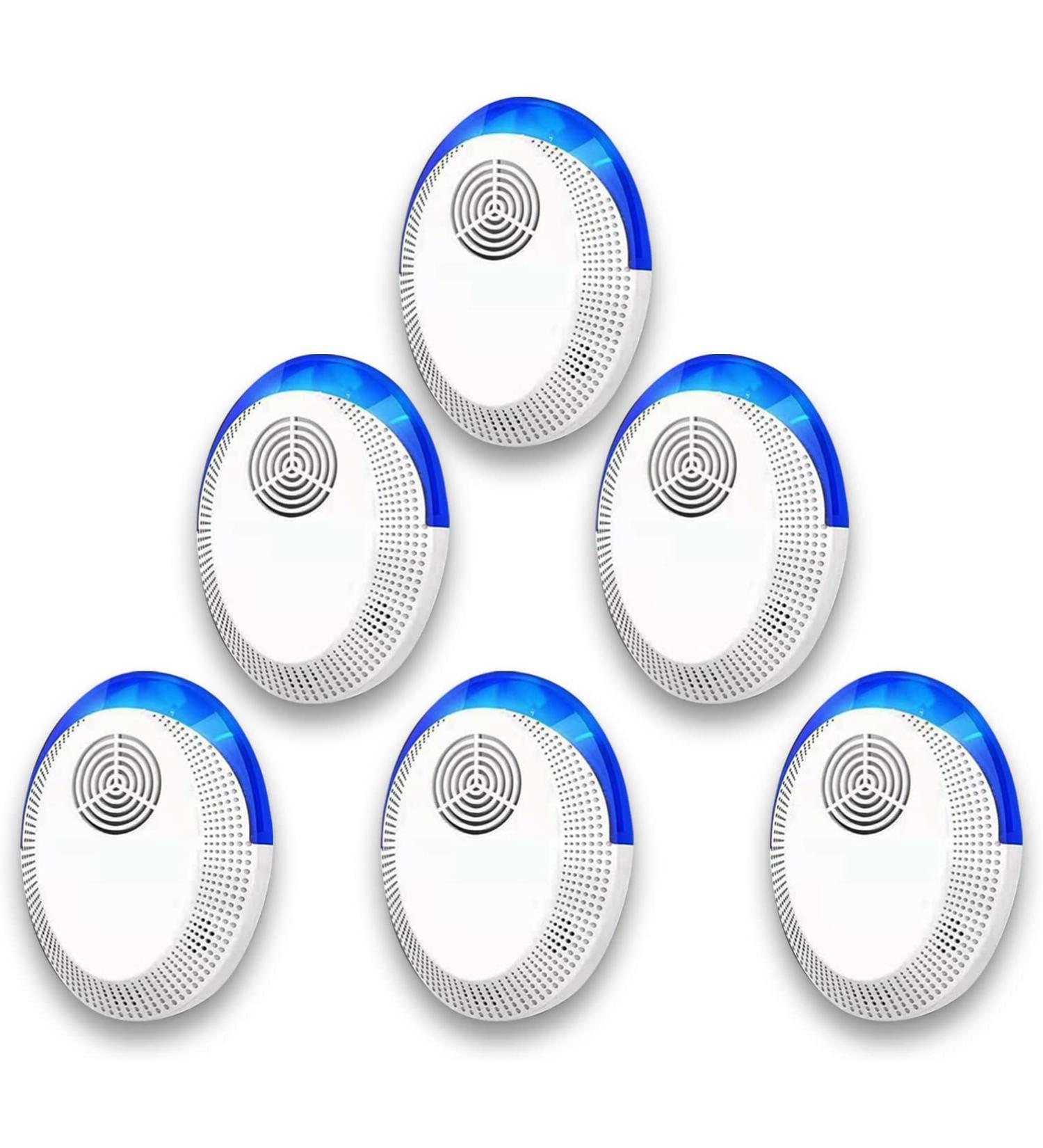Ultrasonic Pest Repeller 6 Pack - Electronic Rodent & Insect Control for Home, Kitchen & Warehouse - Buy Online on SooperMarket.com