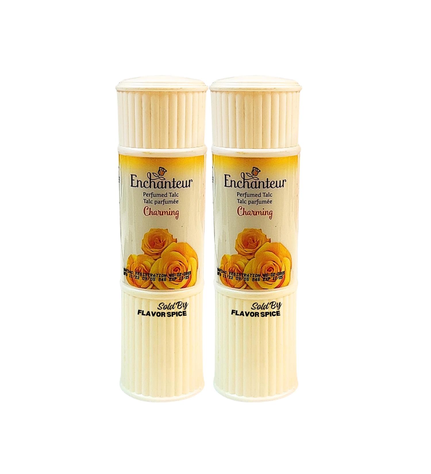 Enchanteur Charming Perfumed Powder 125g (2 Packs) 1.47 Ounce (Pack of 3)