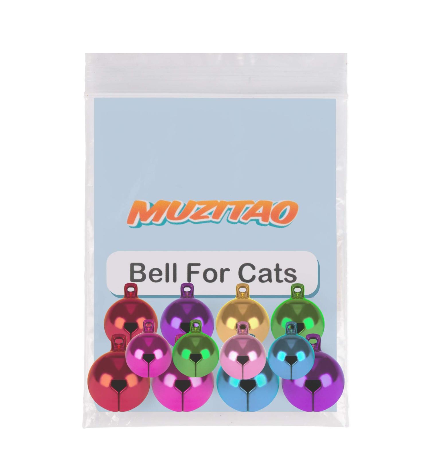 12 Pack Muzitao Pet Bells - Strongest & Loudest Collar Bells for Cats - Buy Online on SooperMarket.com