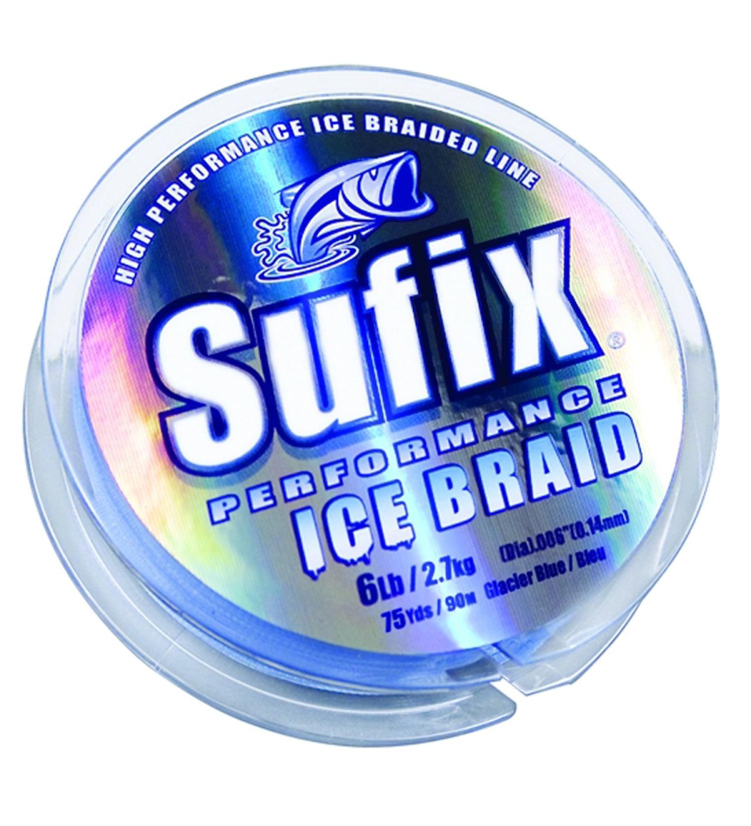 Sufix Ice Braid Fishing Lines (75 YD Spool) 10lb