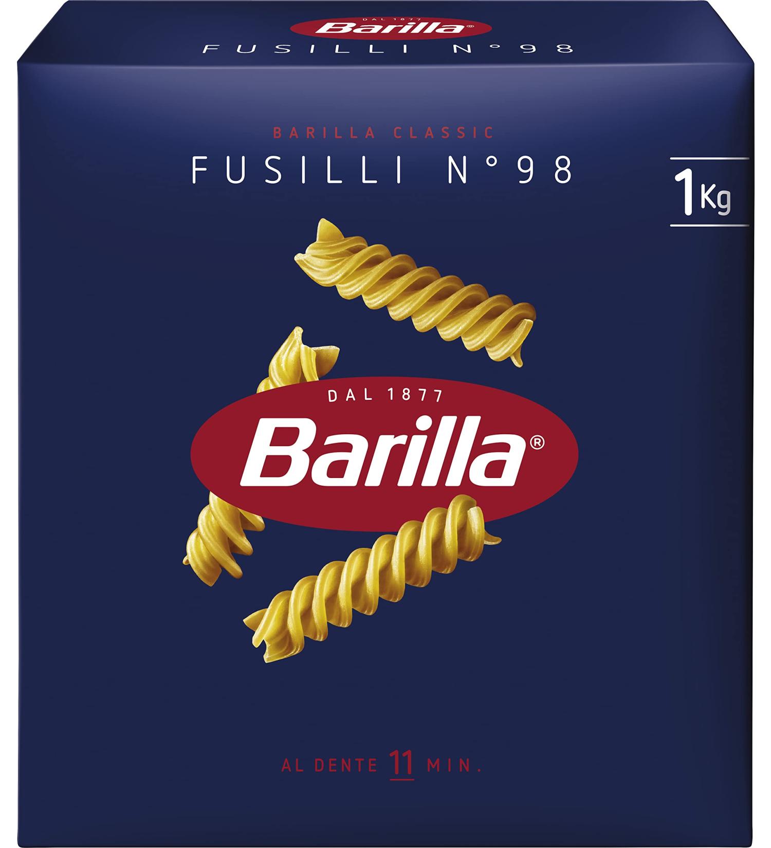 Buy Barilla Classic Fusilli n.98 - High-Quality Durum Wheat Pasta - 1 kg | International Shipping - Buy Online on SooperMarket.com