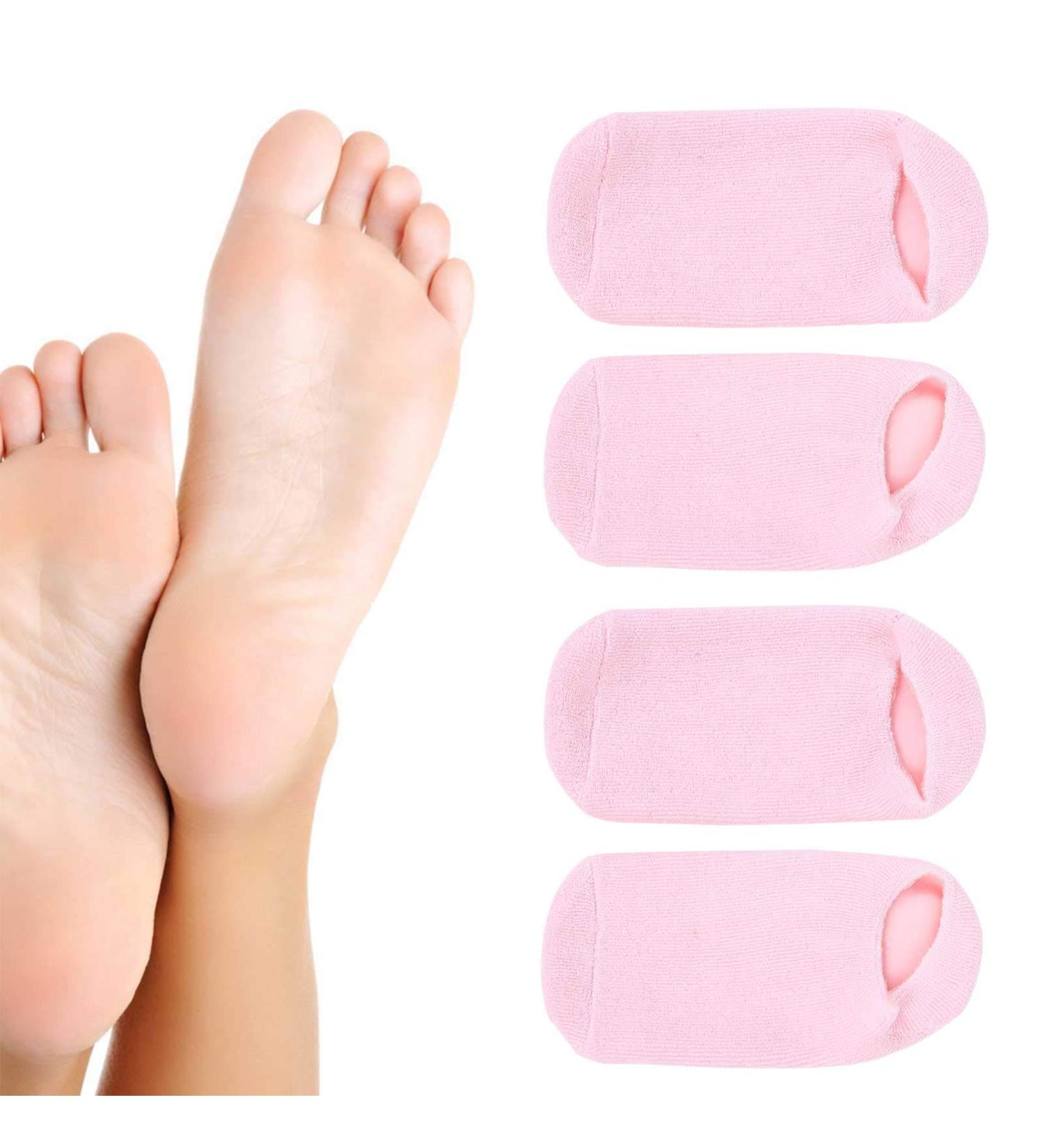 4-Part Gel Socks with Essential Oils for Cracked Feet | Moisturizing Foot Care for Beauty Salons | International Shipping Available - Buy Online on SooperMarket.com