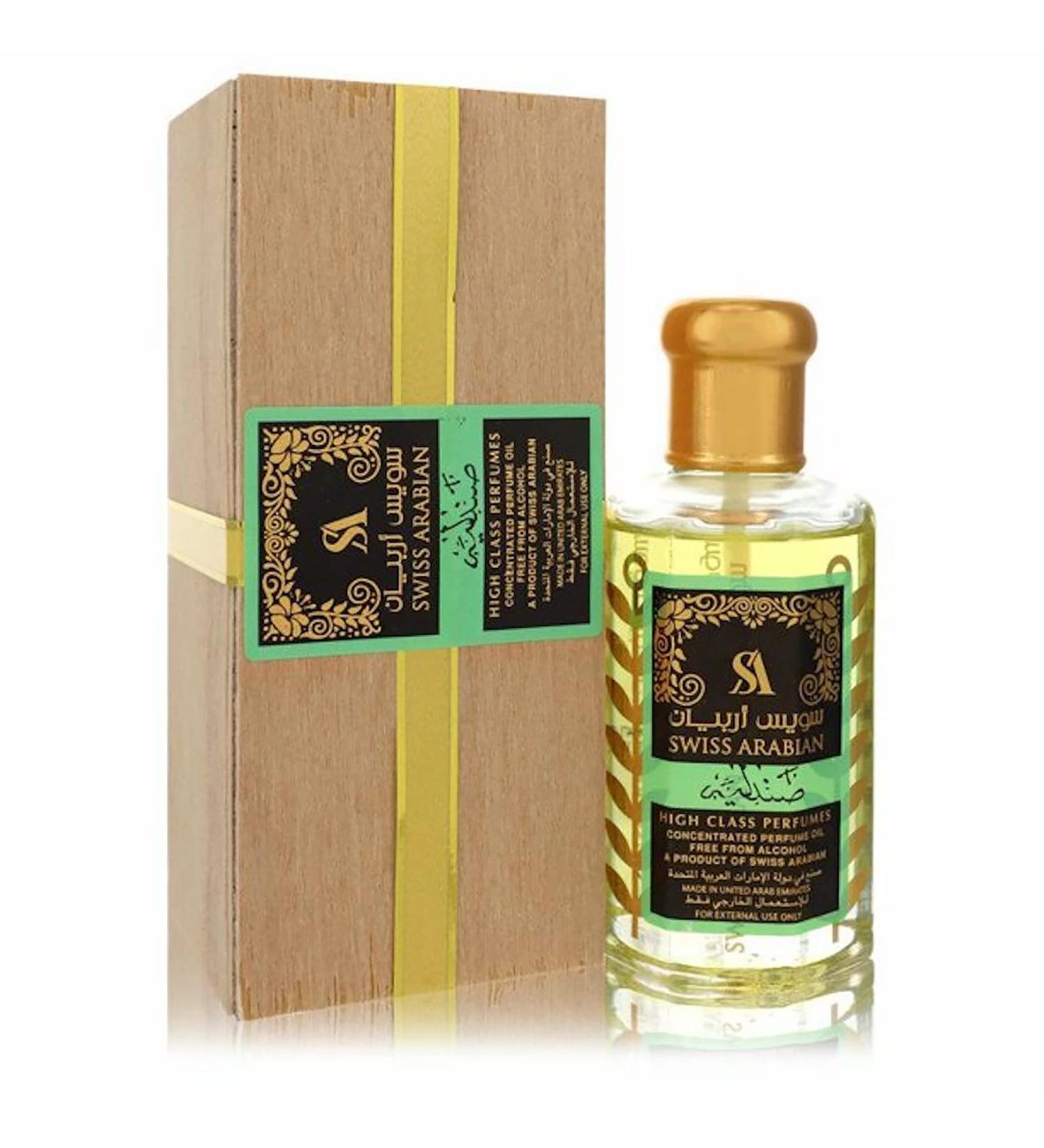 Sandalia Green by SWISS ARABIAN - Woody Scent Notes - Long Lasting and Addictive Unisex Fragrance - A Seductive Signature Aroma - 3.2 oz Perfume Oil - Buy Online on SooperMarket.com