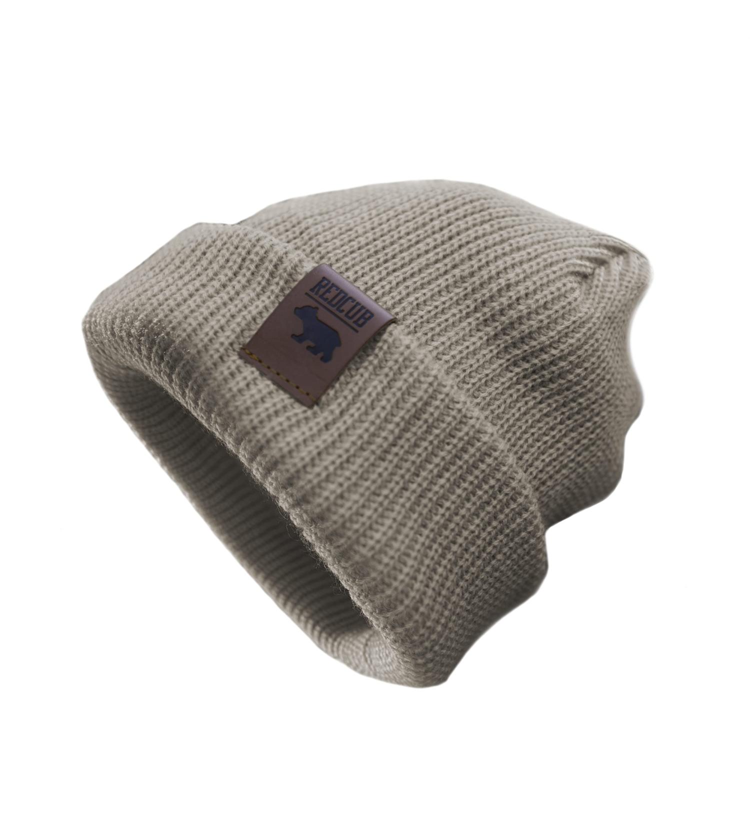 RED CUB Toddler Baby Beanie | Unisex Acrylic Knit Winter Hat | 12-36 Months | Neutral Straw - Buy Online on SooperMarket.com