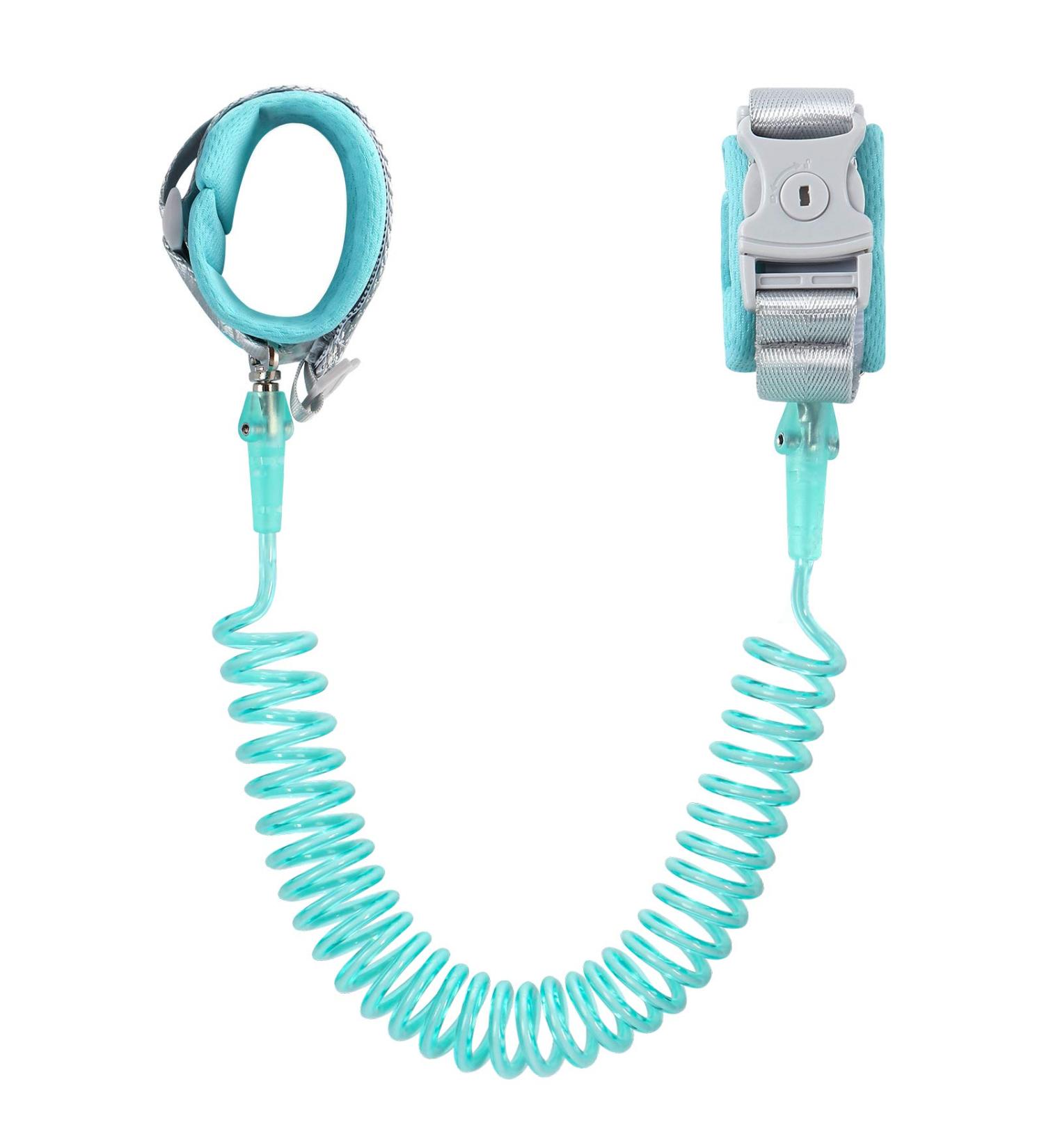 Anti Lost Wrist Link for Kids with Upgraded Safety Locks - Green, 8.2 Feet - Buy Online on SooperMarket.com