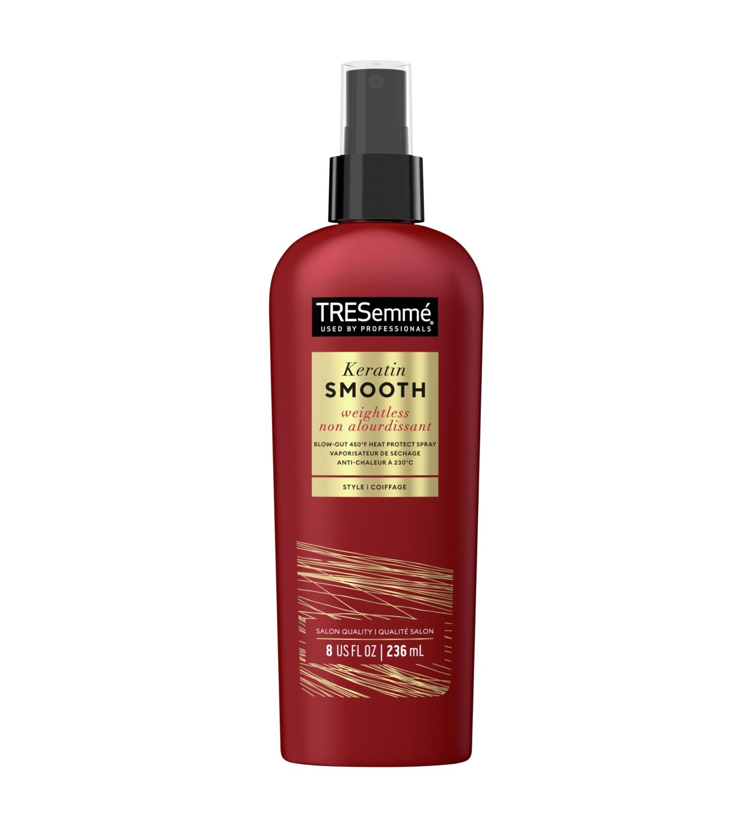 TRESemm Heat Protect Spray Keratin Smooth with Marula Oil for 5-in-1 Anti-Frizz Control 8 Fl Oz Keratin Smooth 8 Fl Oz (Pack of 1) - Buy Online on SooperMarket.com