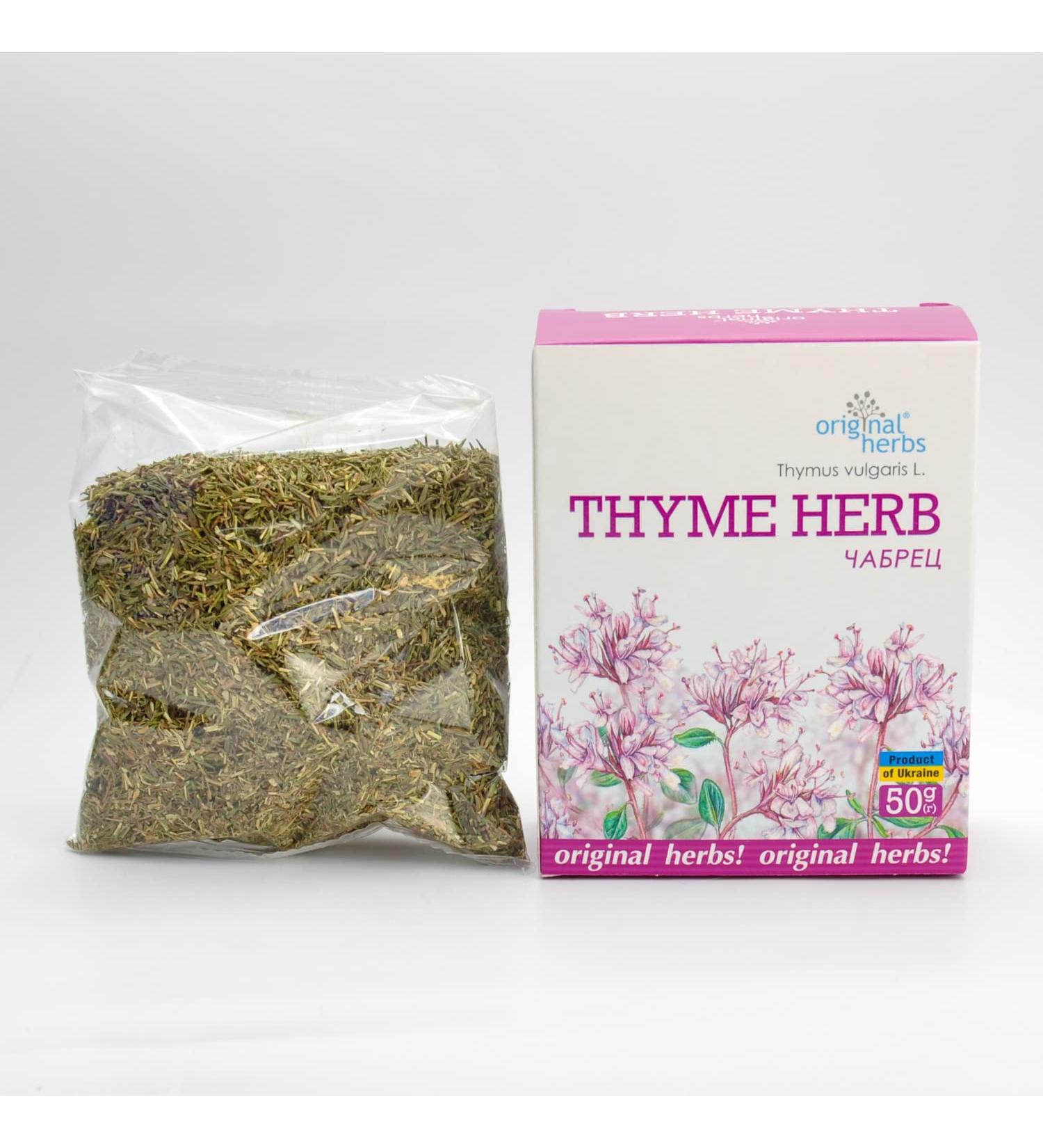 THYME HERB THYMUS VULGARIS L. | Original Herbs Herbal Tea Wild Crafted Herbs Tea 50g - Buy Online on SooperMarket.com