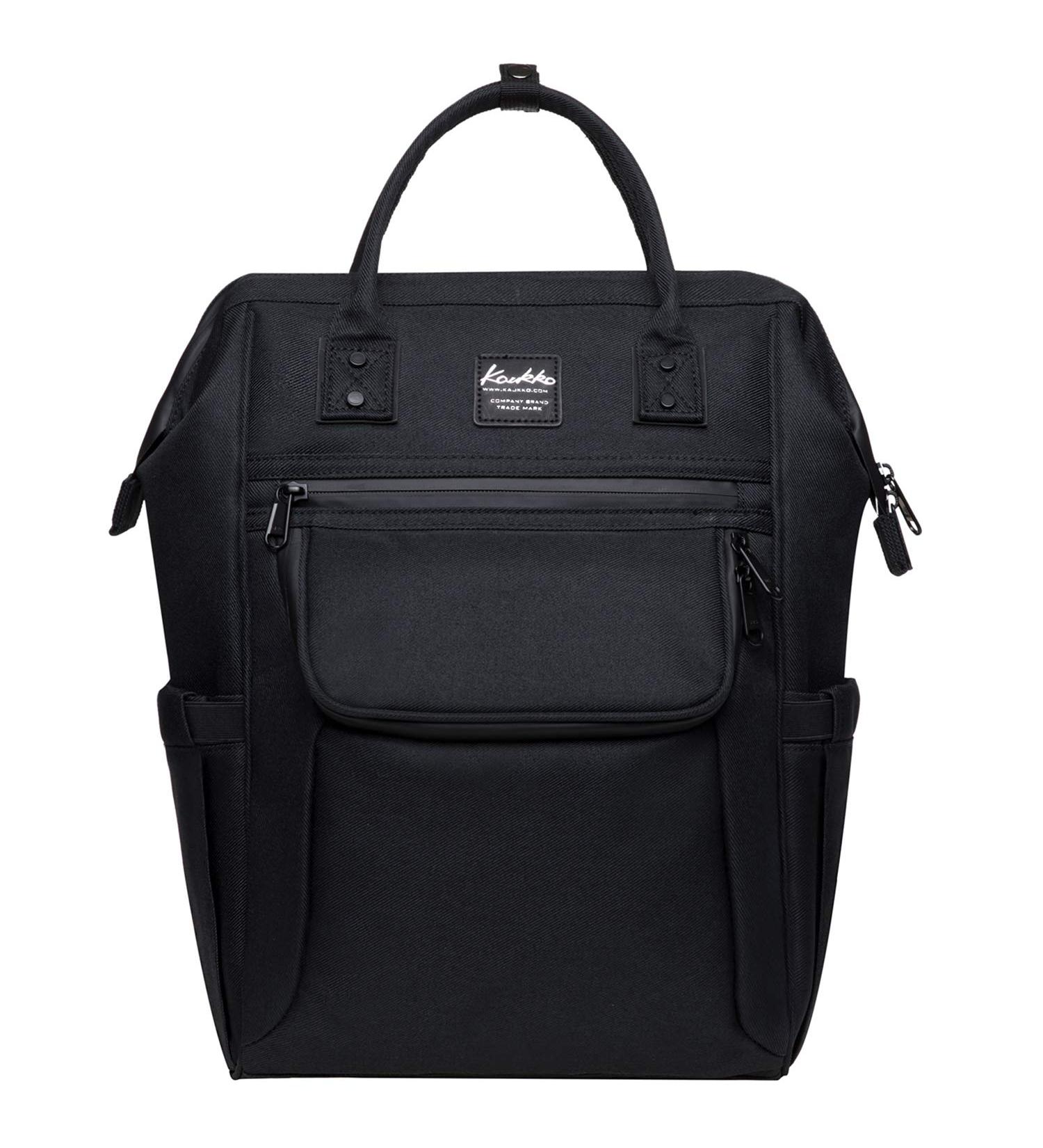 Caucko Baby Diaper Bag with Stroller Hook | Multifunctional Nylon Travel Backpack | Large Capacity | Black - Perfect for On-the-Go Parents - Buy Online on SooperMarket.com