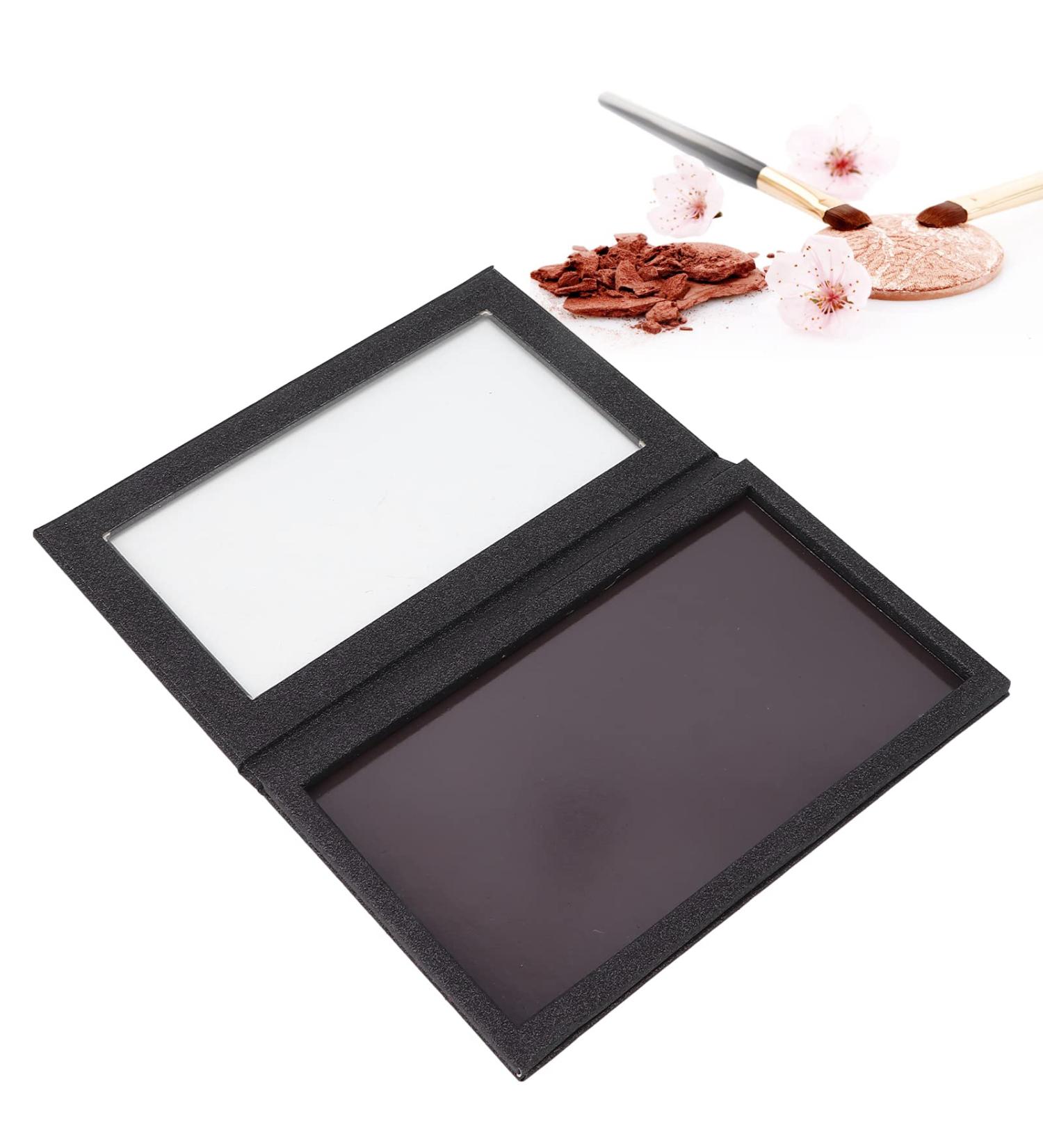 Empty Magnetic Makeup Palette - Portable Eyeshadow & Lipstick Organizer with Clear Top | Best for International Shipping - Buy Online on SooperMarket.com