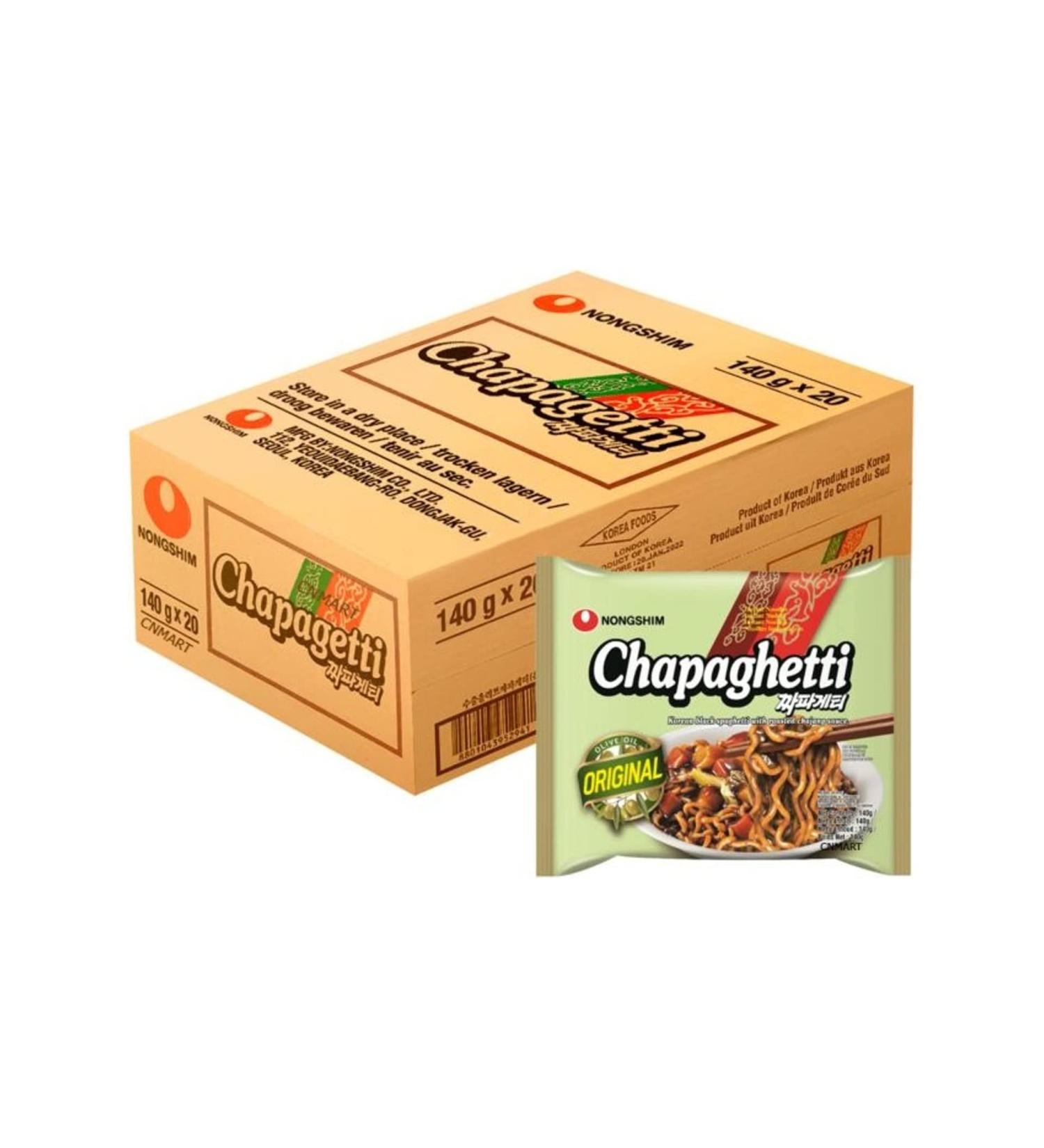 Nongshim Chapagetti Chajang Instant Noodle Halal 140g (Pack of 20) by CNMART - Buy Online on SooperMarket.com