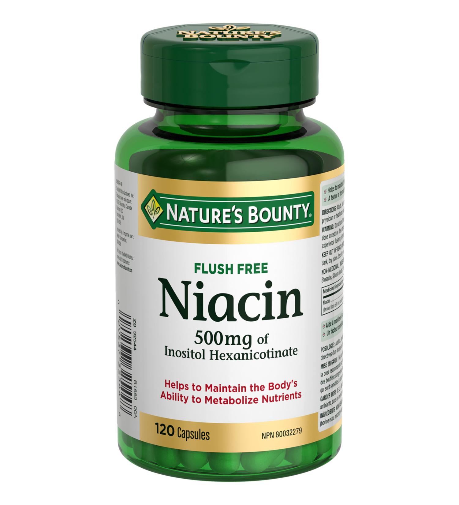 Nature's Bounty Niacin 120 Count - Buy Online on SooperMarket.com