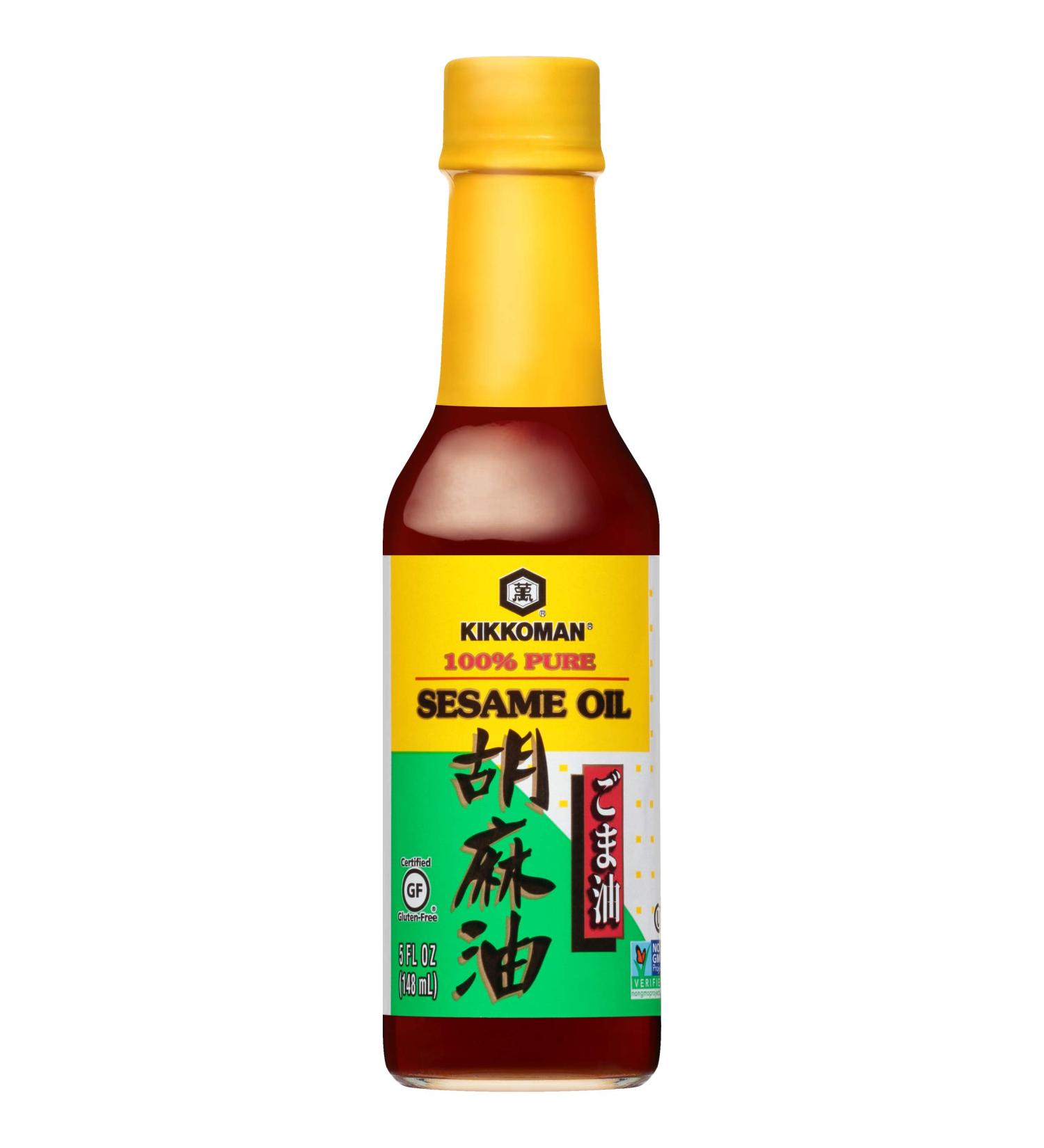 Kikkoman 100% Pure Sesame Oil, 5 Fl Oz