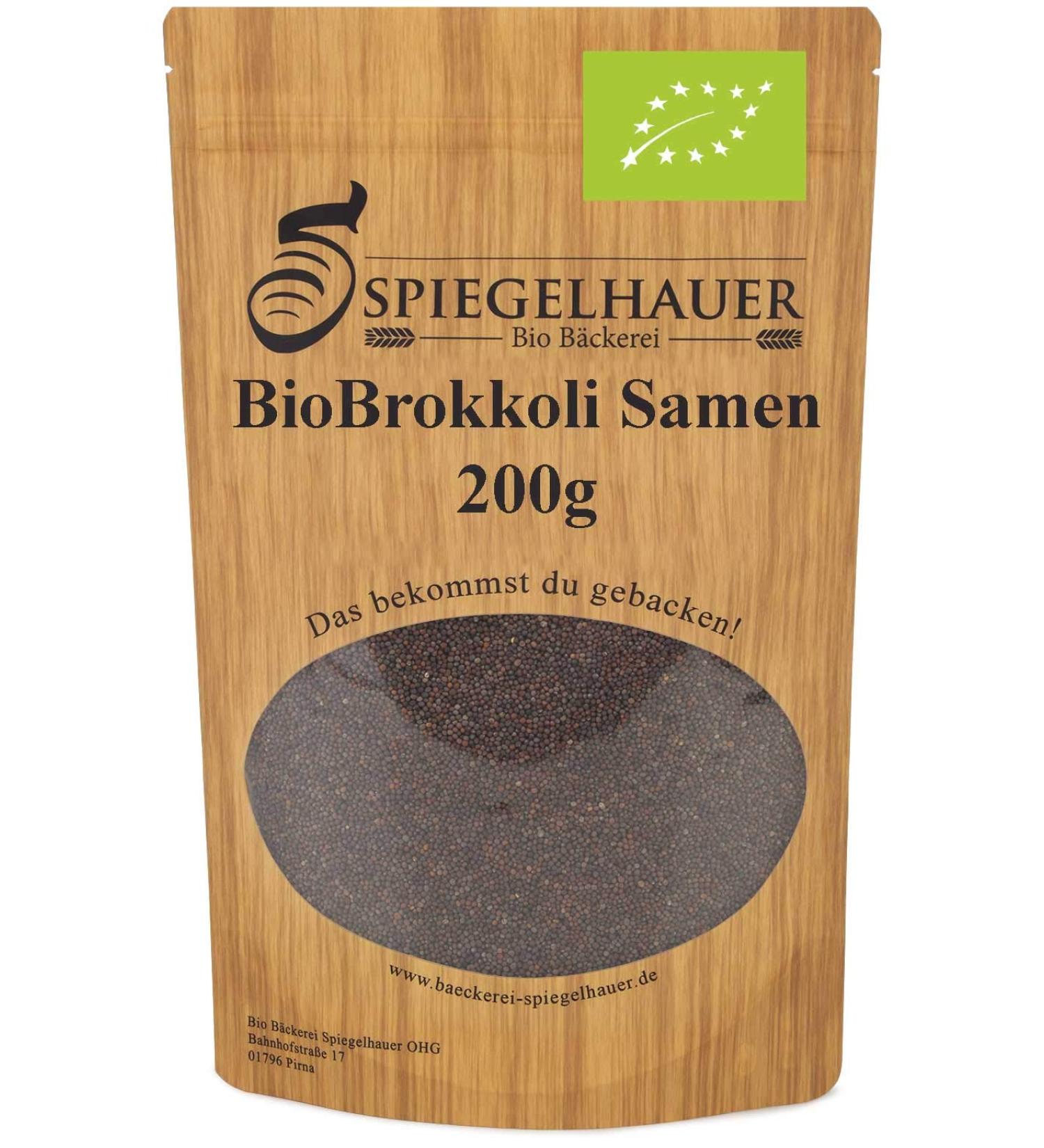 Organic Broccoli Sprouts 200g | Premium Broccoli Seeds for Growing Healthy Sprouts - Fast International Shipping - Buy Online on SooperMarket.com