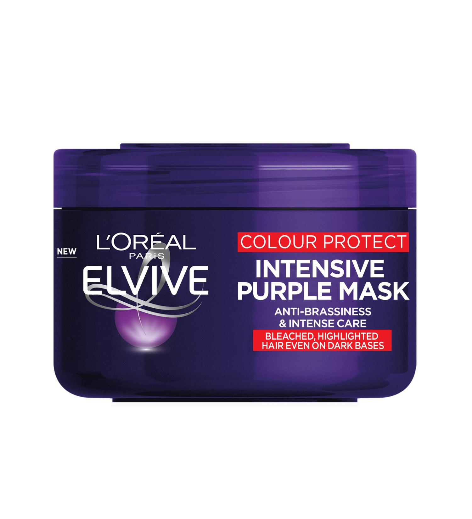 L'Oreal Paris Elvive Colour Protect Anti-Brassiness Purple Mask 250ml - Pack of 1 - Buy Online on SooperMarket.com