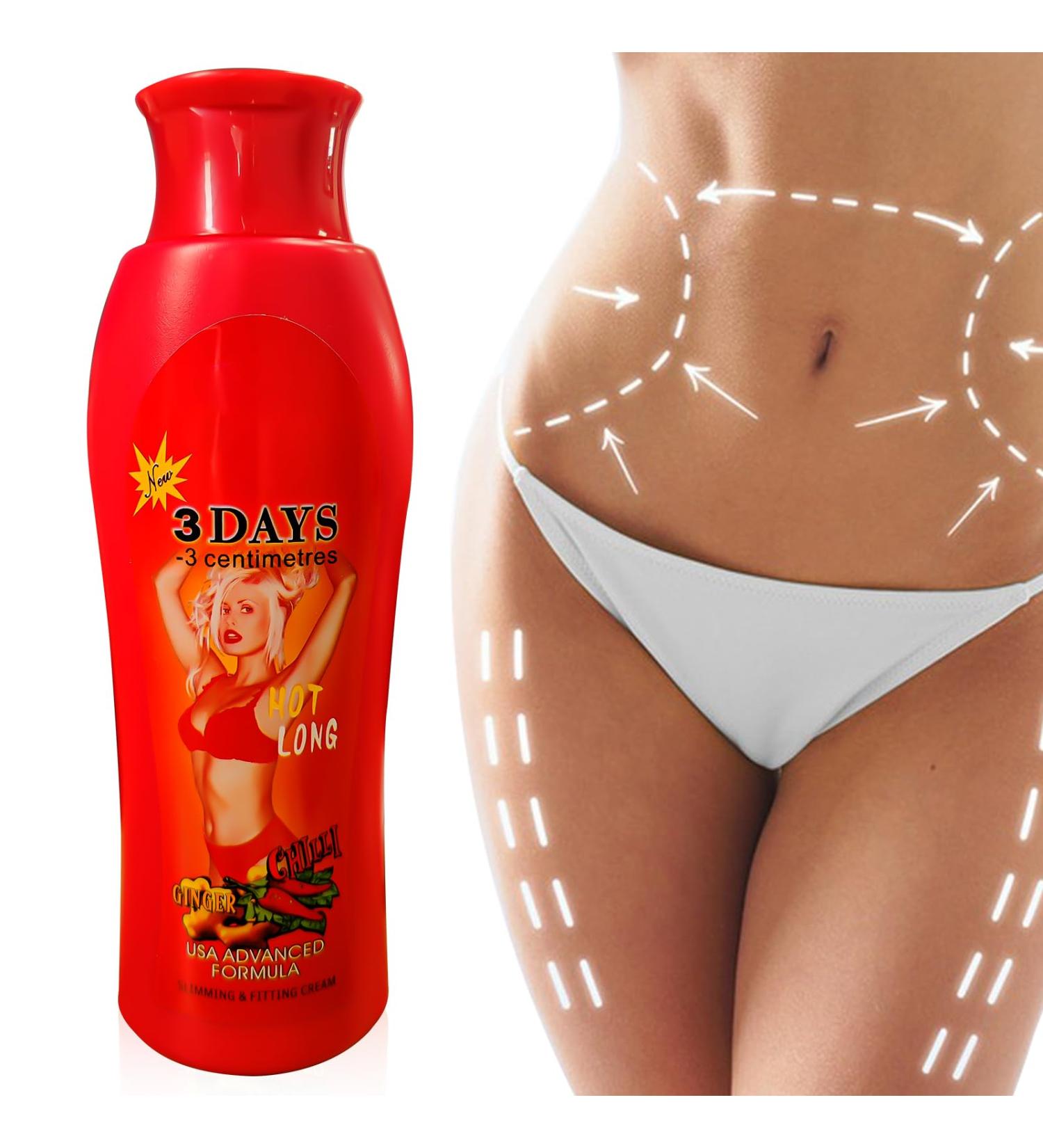 Buy Slimming Fitting Cream | Moisturizing Body Cream for Hips Abdomen & Buttocks | Reduce Cellulite & Firm Skin - Buy Online on SooperMarket.com
