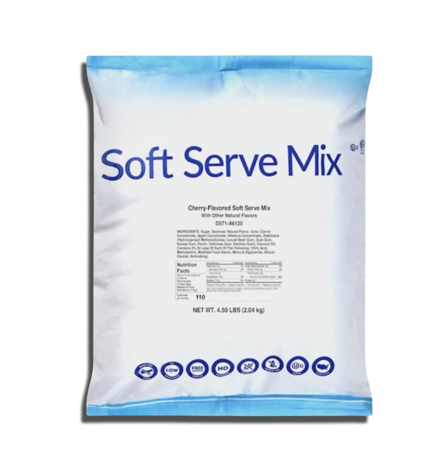 Cherry Soft Serve Mix | 4.5 Pound Bag - Buy Online on SooperMarket.com