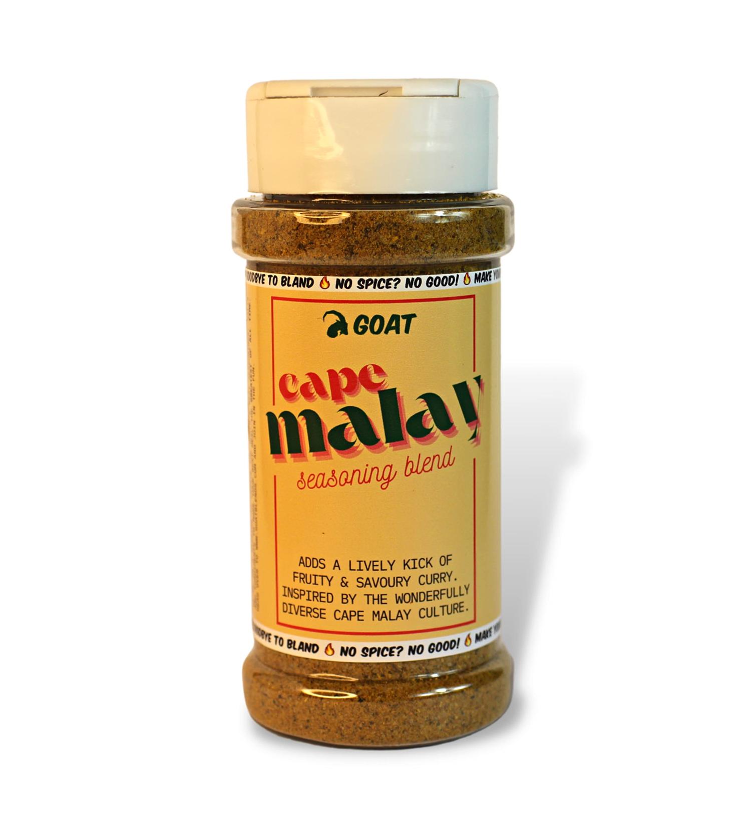 Cape Malay Curry Flavoured Seasoning Blend and Rub. Ideal for meat & vegetables. 75g Shaker. An authentic taste of South African Malay Culture. - Buy Online on SooperMarket.com