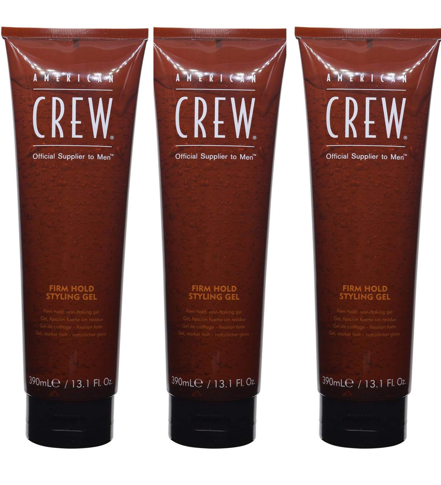 American Crew Firm Hold Styling Gel 13.1oz Pack of 3 Set