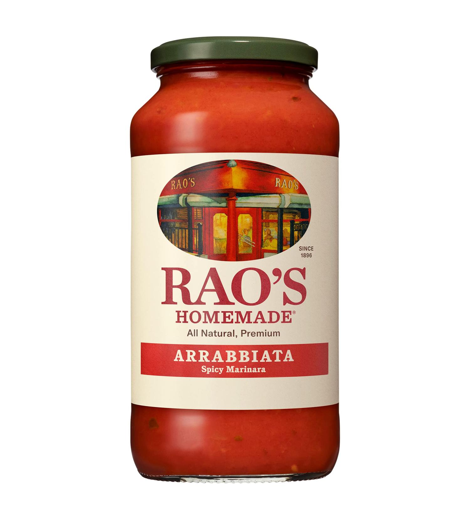 Rao's Homemade Arrabbiata Sauce 24 oz - Spicy Tomato Sauce - Premium Quality, Keto Friendly Pasta Sauce - Buy Online on SooperMarket.com