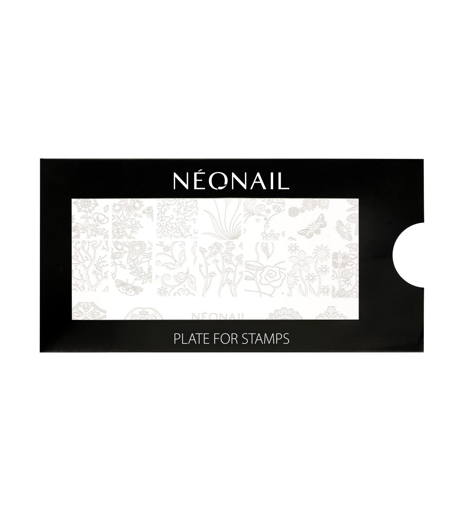 Neonail Stamping Plate 09 - Premium Nail Art Stamp for Stunning Nail Designs - Perfect for French Nails & Creative Nail Arts - Buy Online on SooperMarket.com